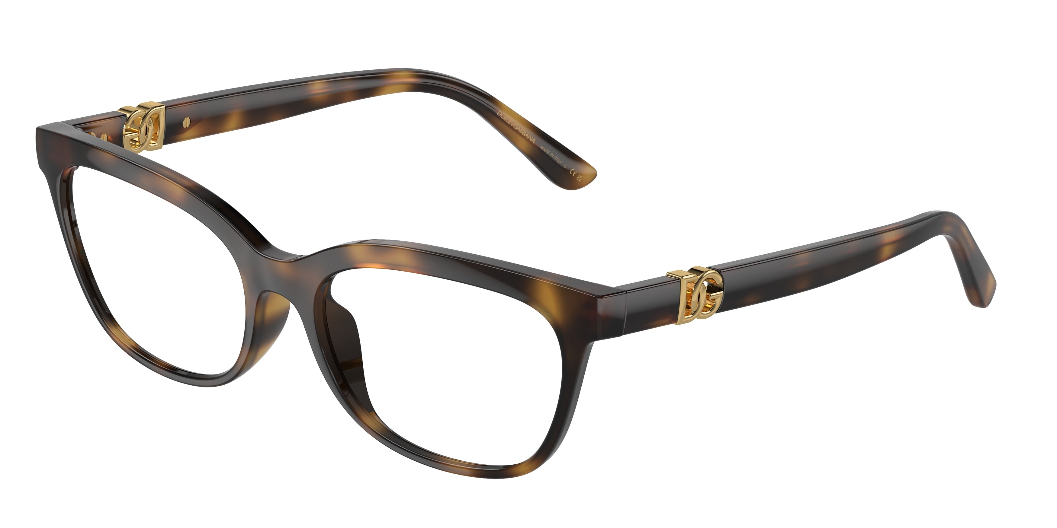 DOLCE & GABBANA DG5106U Butterfly Eyeglasses 502-Havana 54-145-17 - Color Map Tortoise