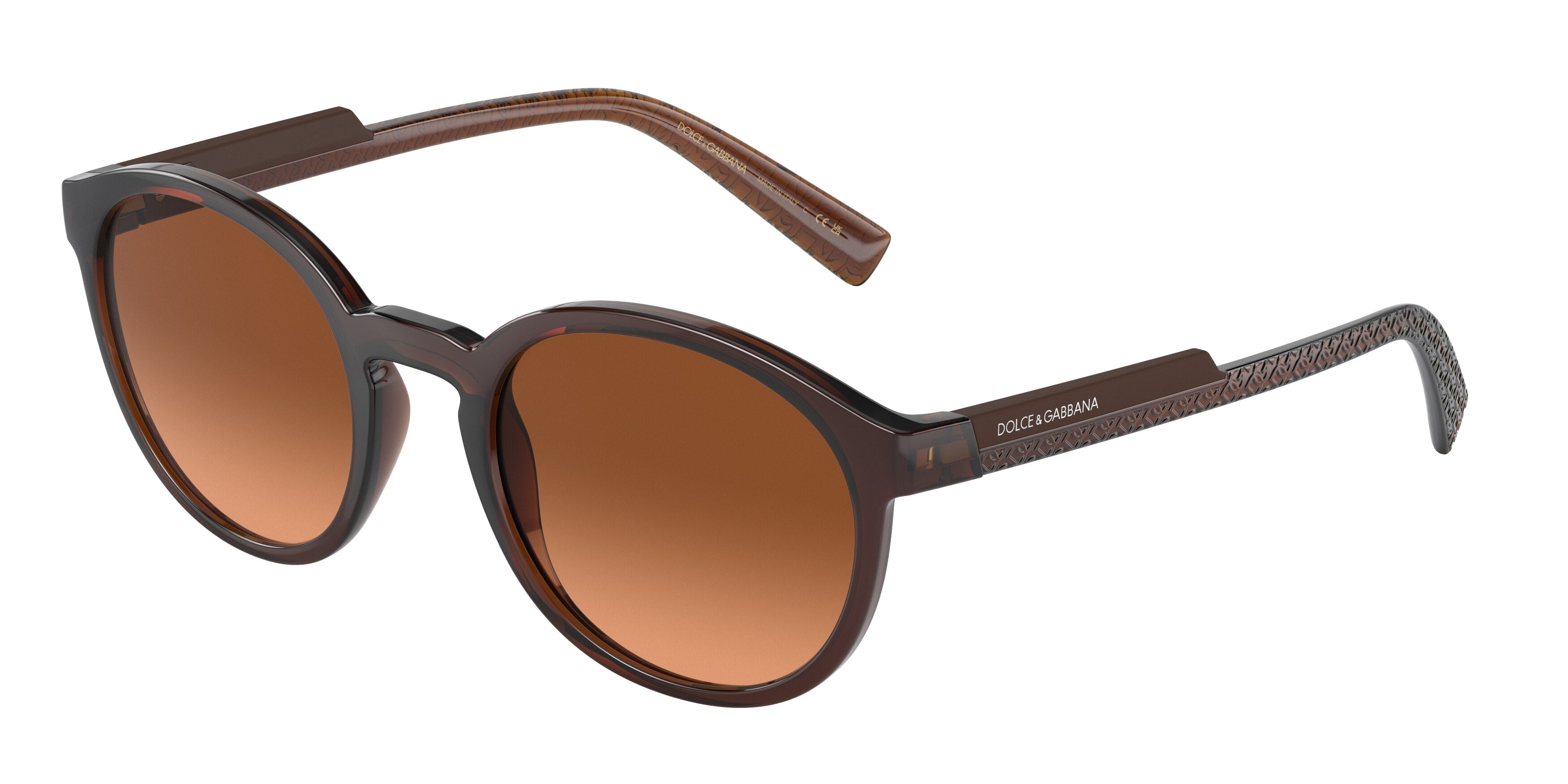DOLCE & GABBANA DG6180 Phantos Sunglasses  329578-Tobacco 53-145-22 - Color Map Brown