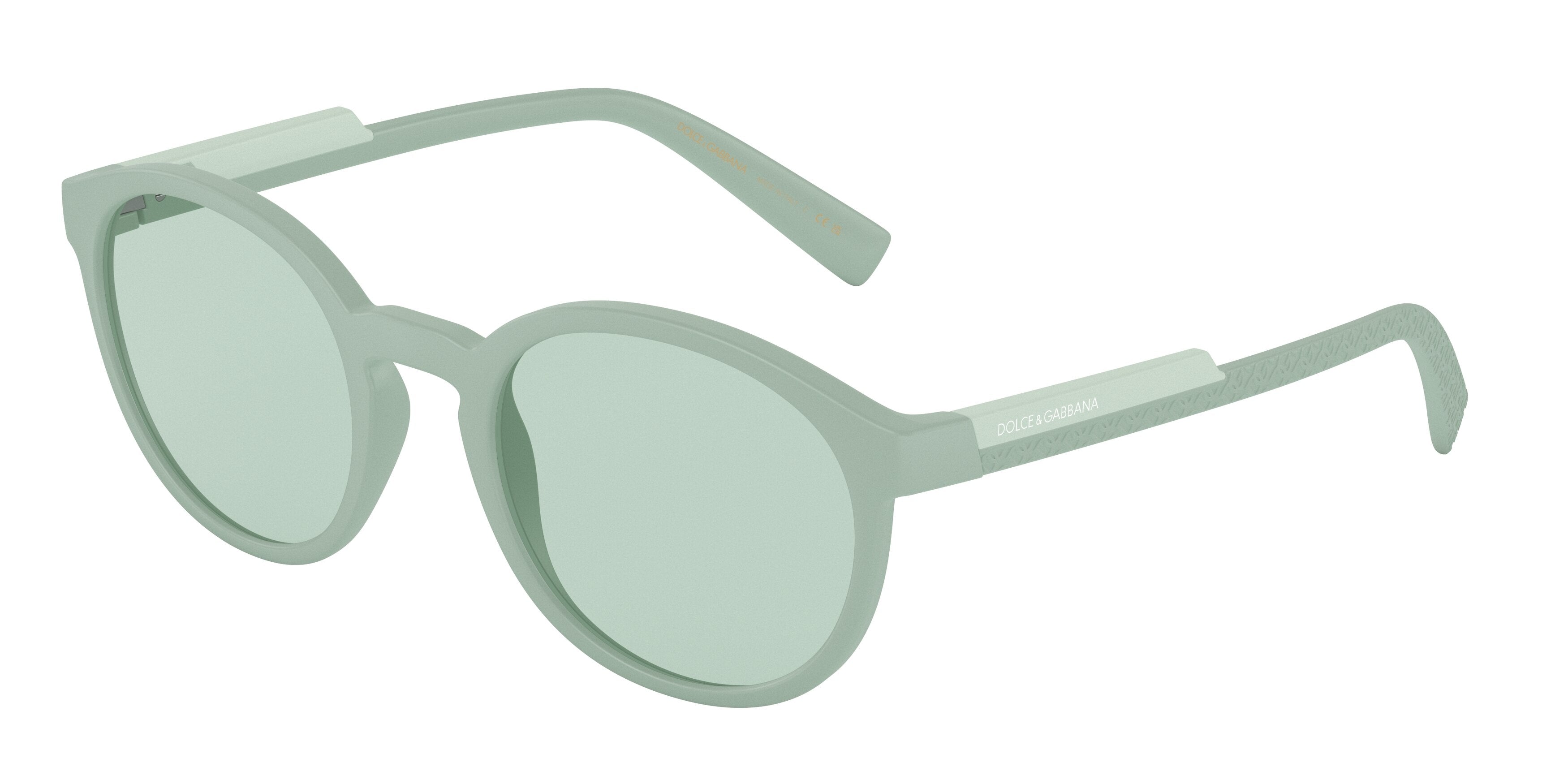 DOLCE & GABBANA DG6180 Phantos Sunglasses  3395M1-Matte Torquoise 53-145-22 - Color Map Blue
