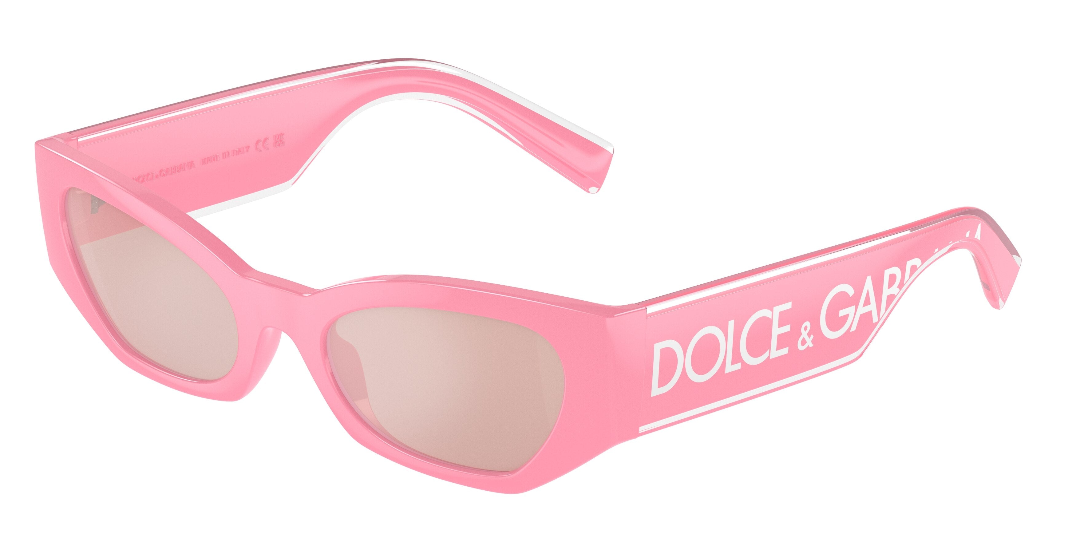 DOLCE & GABBANA DG6186 Cat Eye Sunglasses 3262/5-Pink 52-145-20 - Color Map Pink