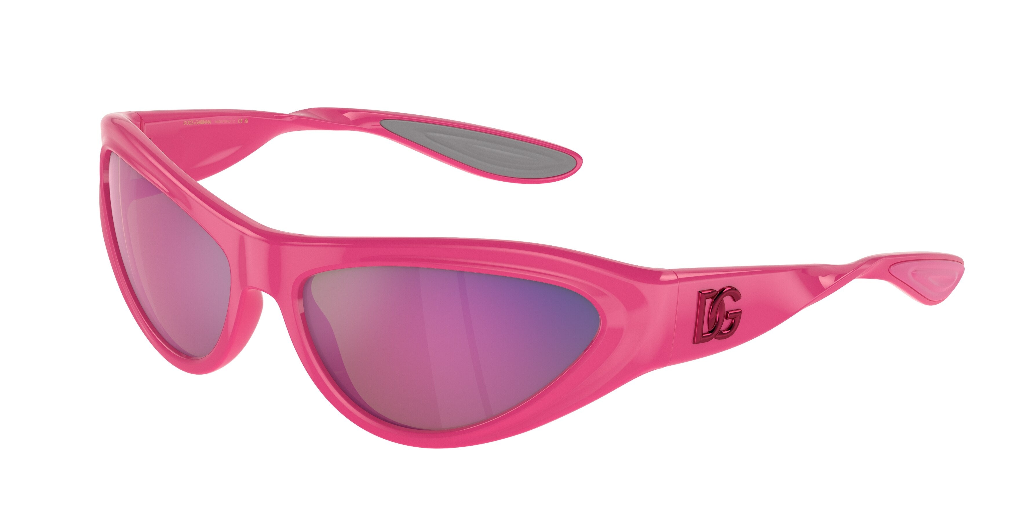 DOLCE & GABBANA DG6190 Cat Eye Sunglasses 30984X-Pink 60-130-16 - Color Map Pink