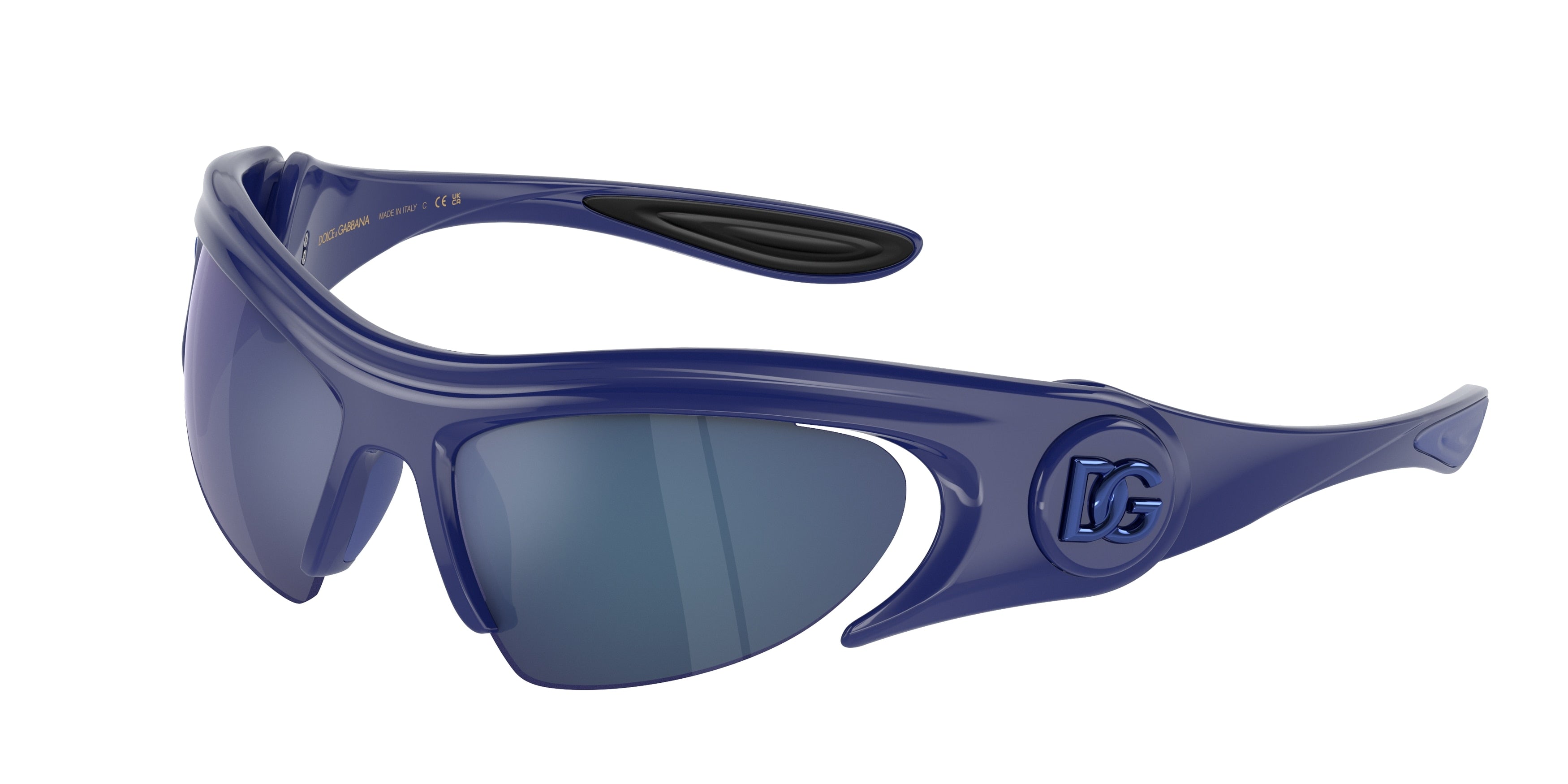DOLCE & GABBANA DG6192 Cat Eye Sunglasses 309455-Blue 58-120-13 - Color Map Blue