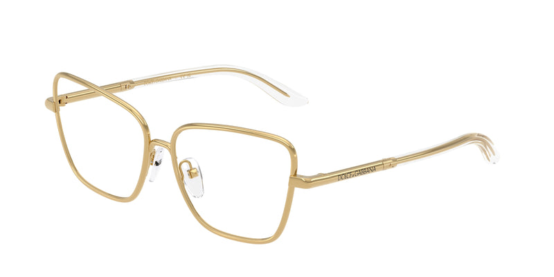 Dolce & Gabbana Kids DX1102 Butterfly Eyeglasses 02-Gold 50-130-13 - Color Map Gold