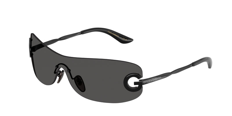 Dolce & Gabbana Kids DX2001 Rectangle Sunglasses 01/87-Black 28-125-128 - Color Map Black