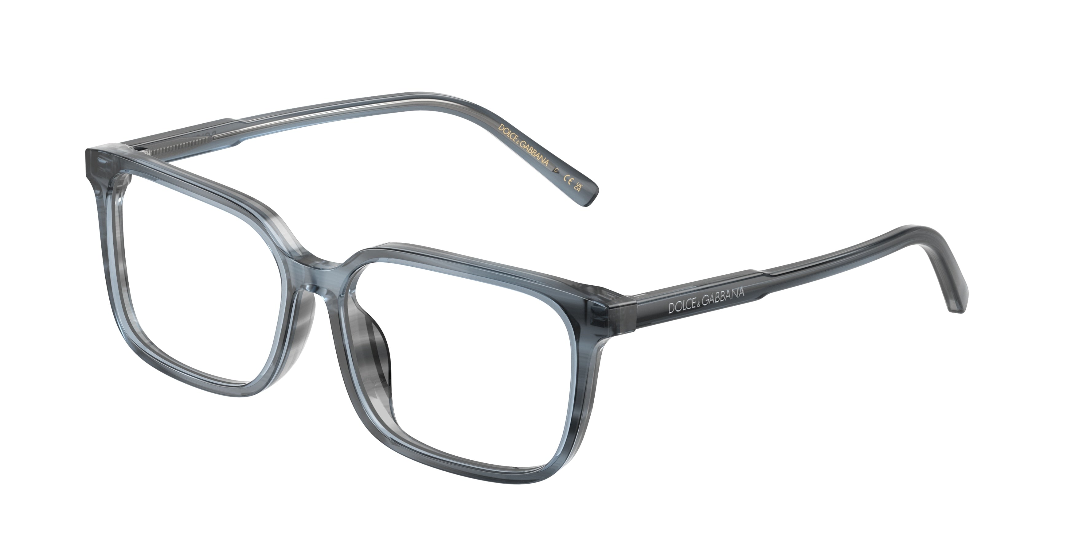 Dolce & Gabbana Kids DX3003 Square Eyeglasses 3482-Blue 51-130-13 - Color Map Blue