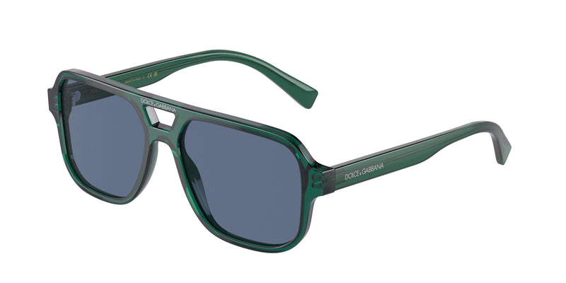 Dolce & Gabbana Kids DX4003 Pilot Sunglasses 300880-Green 50-130-14 - Color Map Green