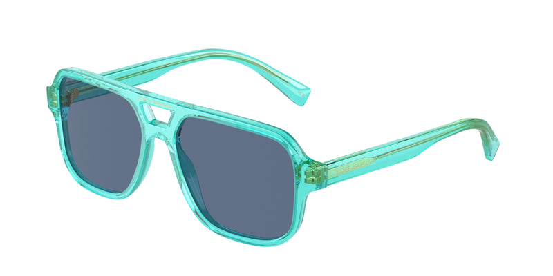Dolce & Gabbana Kids DX4003 Pilot Sunglasses 332280-Transparent Blue 50-130-14 - Color Map Blue