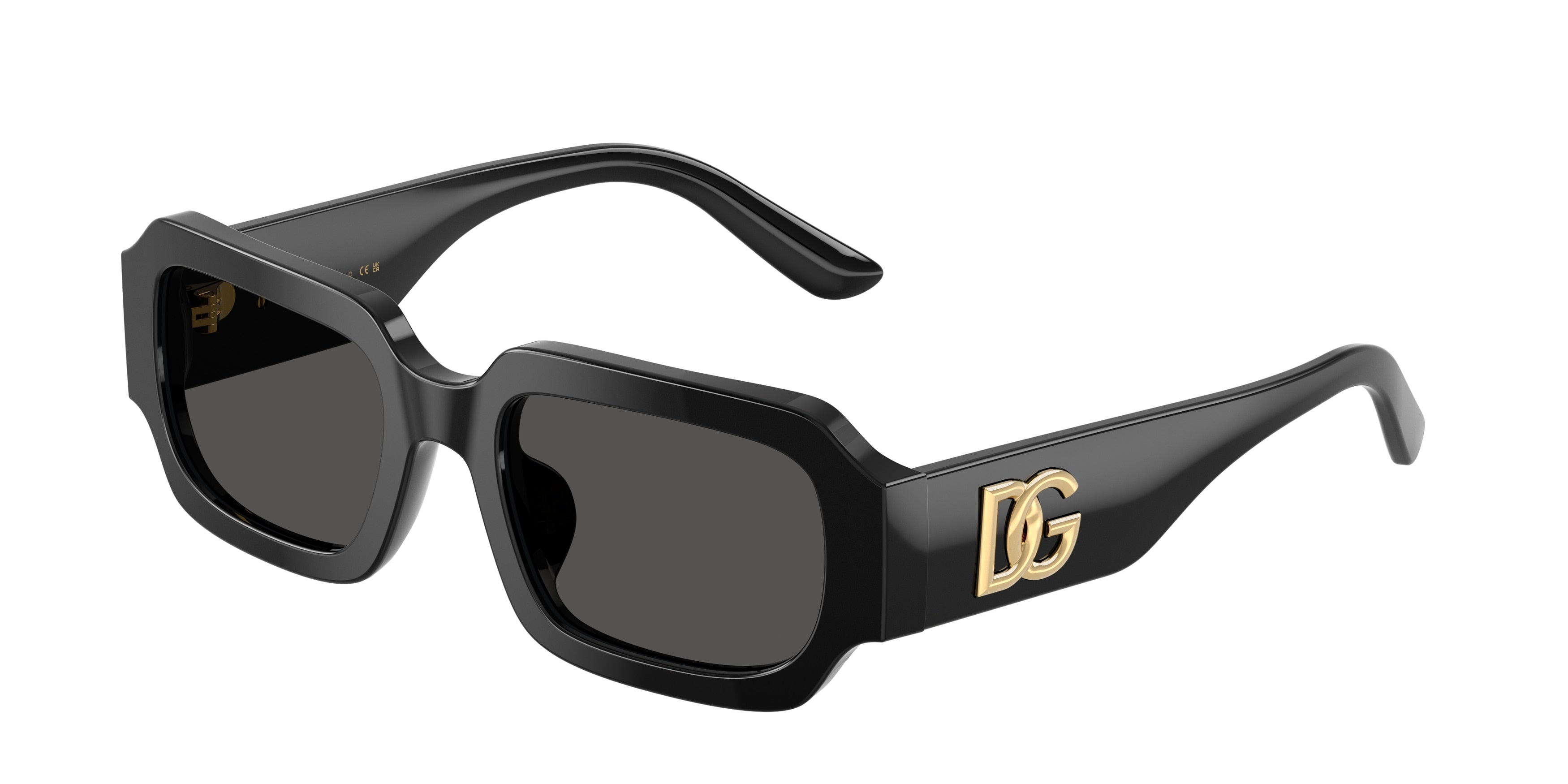 Dolce & Gabbana Kids DX4011 Square Sunglasses 501/87-Black 48-130-18 - Color Map Black