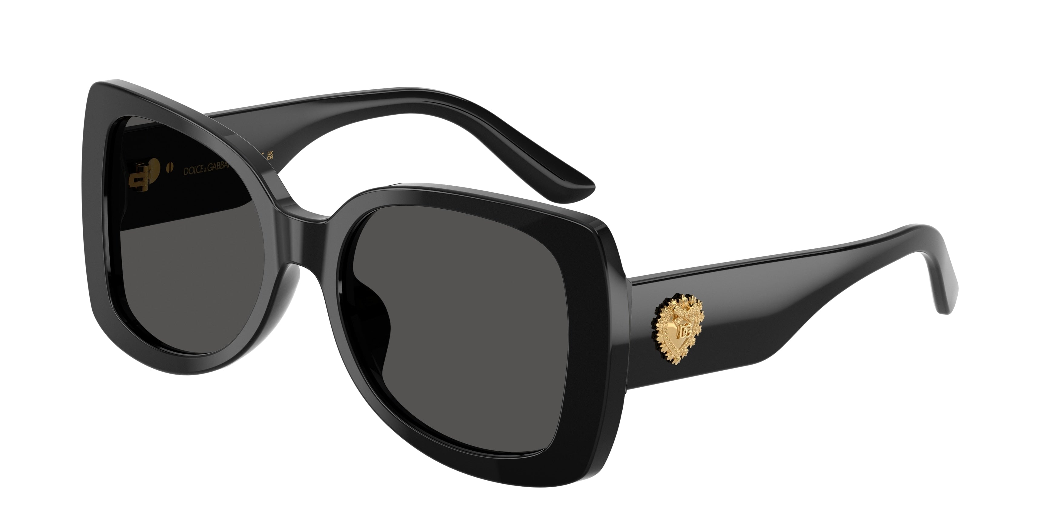 Dolce & Gabbana Kids DX4012 Butterfly Sunglasses 501/87-Black 50-130-17 - Color Map Black