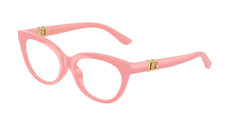 Dolce & Gabbana Kids DX5005U Butterfly Eyeglasses 3098-Pastel Pink 48-130-15 - Color Map Pink