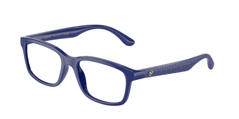 Dolce & Gabbana Kids DX5097 Rectangle Eyeglasses 3094-Blue 48-130-16 - Color Map Blue