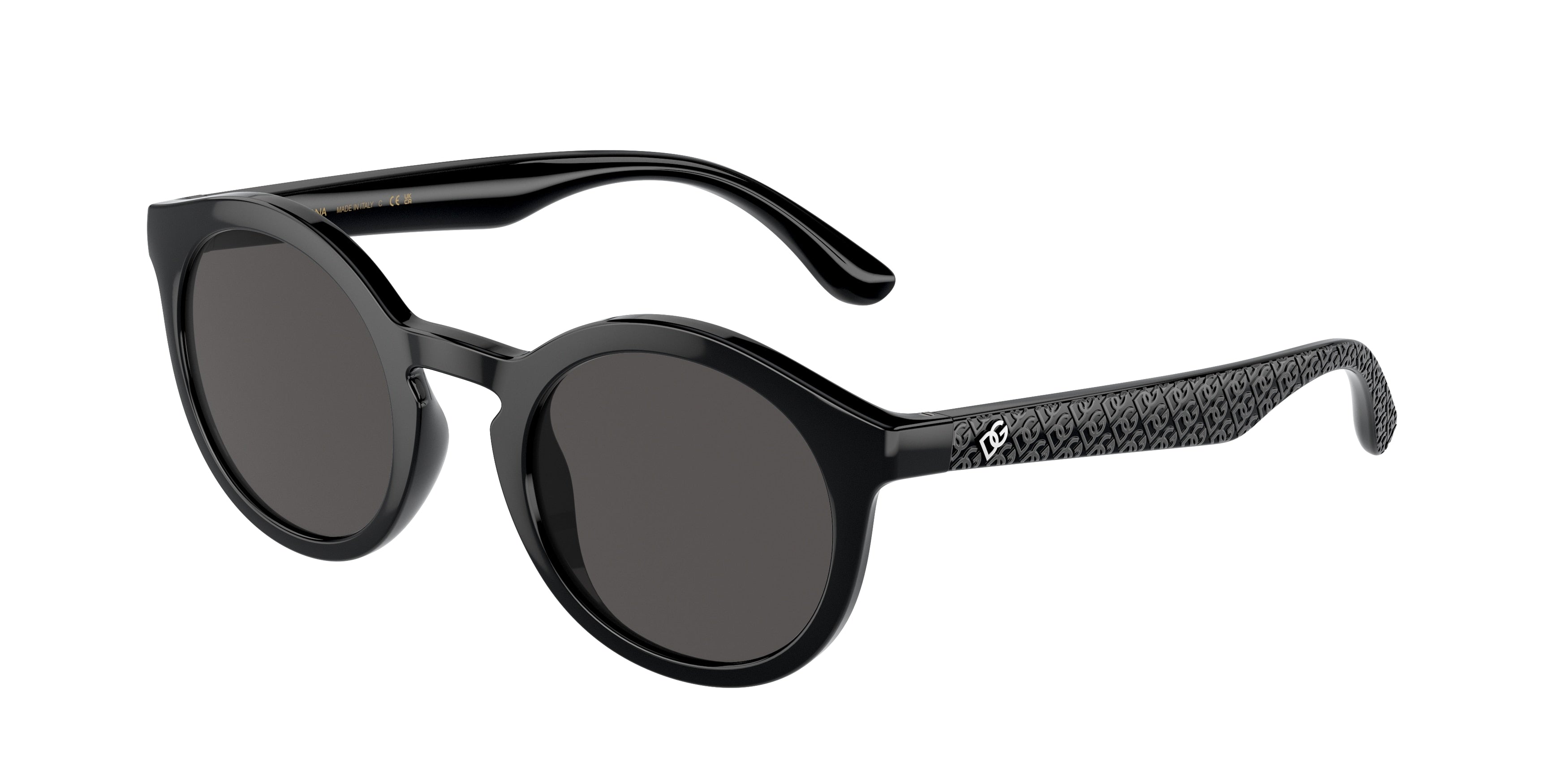Dolce & Gabbana Kids DX6002 Phantos Sunglasses  501/87-Black 45-130-21 - Color Map Black