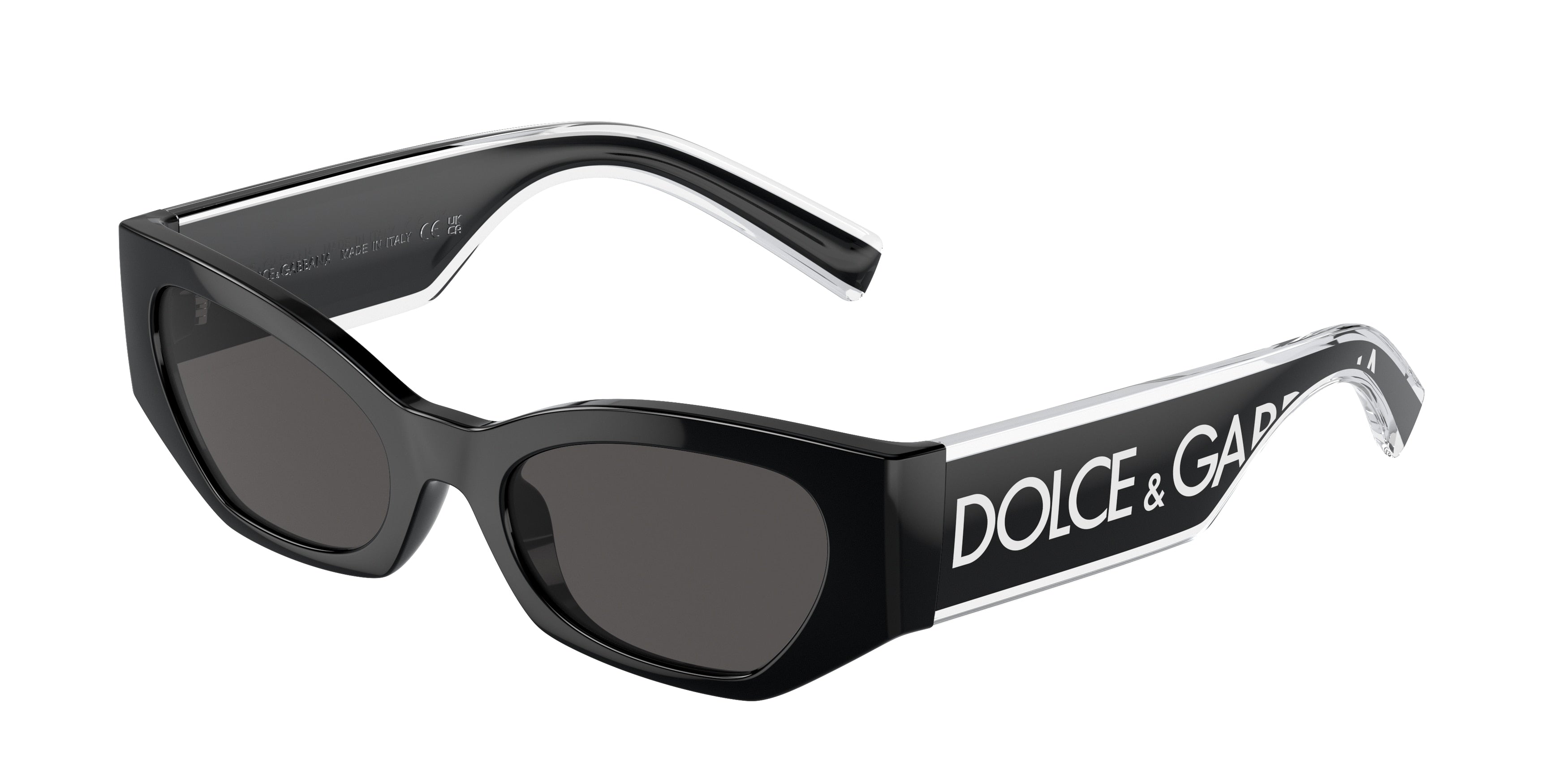Dolce & Gabbana Kids DX6003 Cat Eye Sunglasses  501/87-Black 48-130-18 - Color Map Black