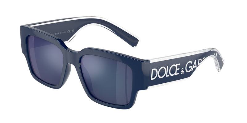 Dolce & Gabbana Kids DX6004 Square Sunglasses 309455-Blue 49-130-16 - Color Map Blue