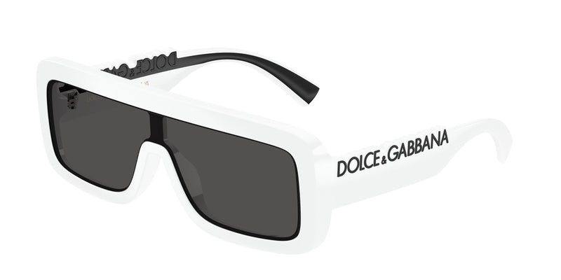 Dolce & Gabbana Kids DX6013 Rectangle Sunglasses 331287-White 18-130-118 - Color Map White