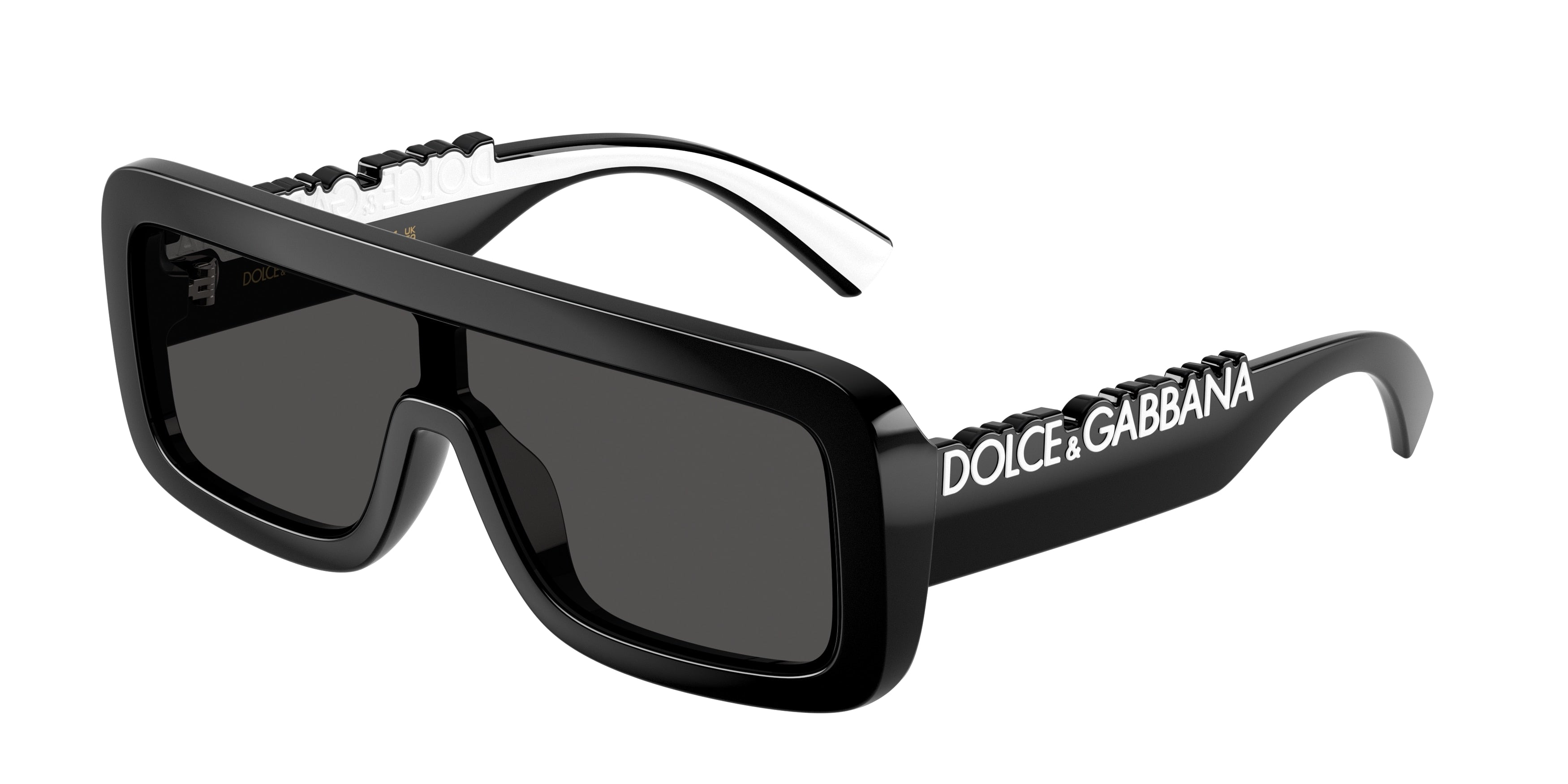 Dolce & Gabbana Kids DX6013 Rectangle Sunglasses  501/87-Black 18-130-118 - Color Map Black