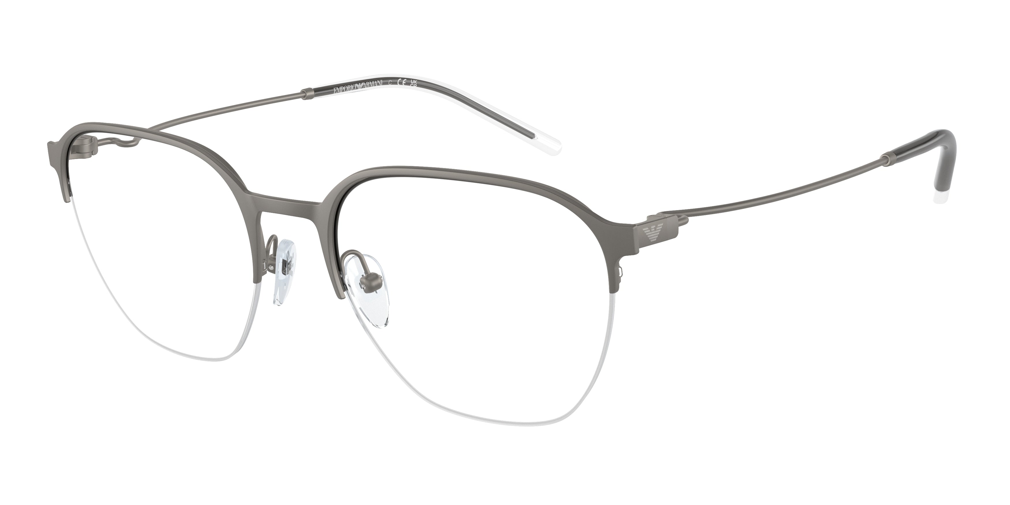 Emporio Armani EA1160 Phantos Eyeglasses 3003-Matte Gunmetal 56-145-20 - Color Map Grey
