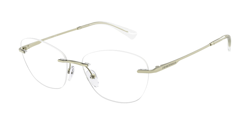 Emporio Armani EA1167 Phantos Eyeglasses 3389-Shiny Metallic Green 53-140-16 - Color Map Green