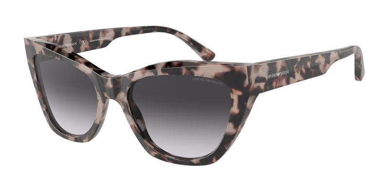 Emporio Armani EA4176 Cat Eye Sunglasses 54108G-Shiny Pink Havana 54-140-18 - Color Map Pink
