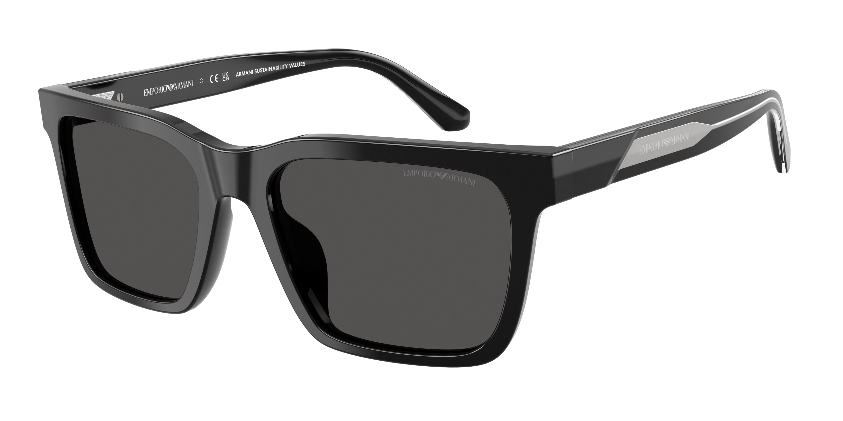 Emporio Armani EA4262U Square Sunglasses for Men — Free Shipping