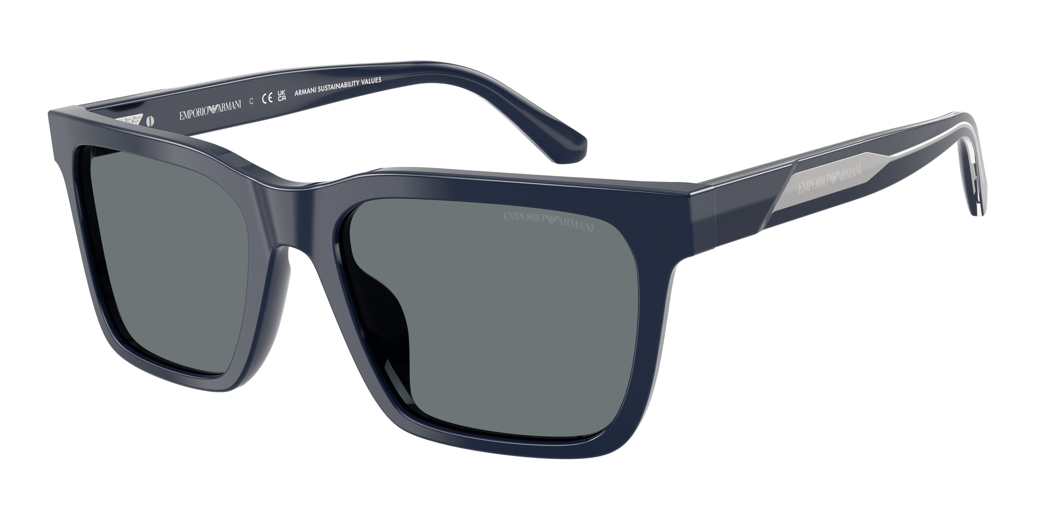 Emporio Armani EA4262U Square Sunglasses for Men — Free Shipping