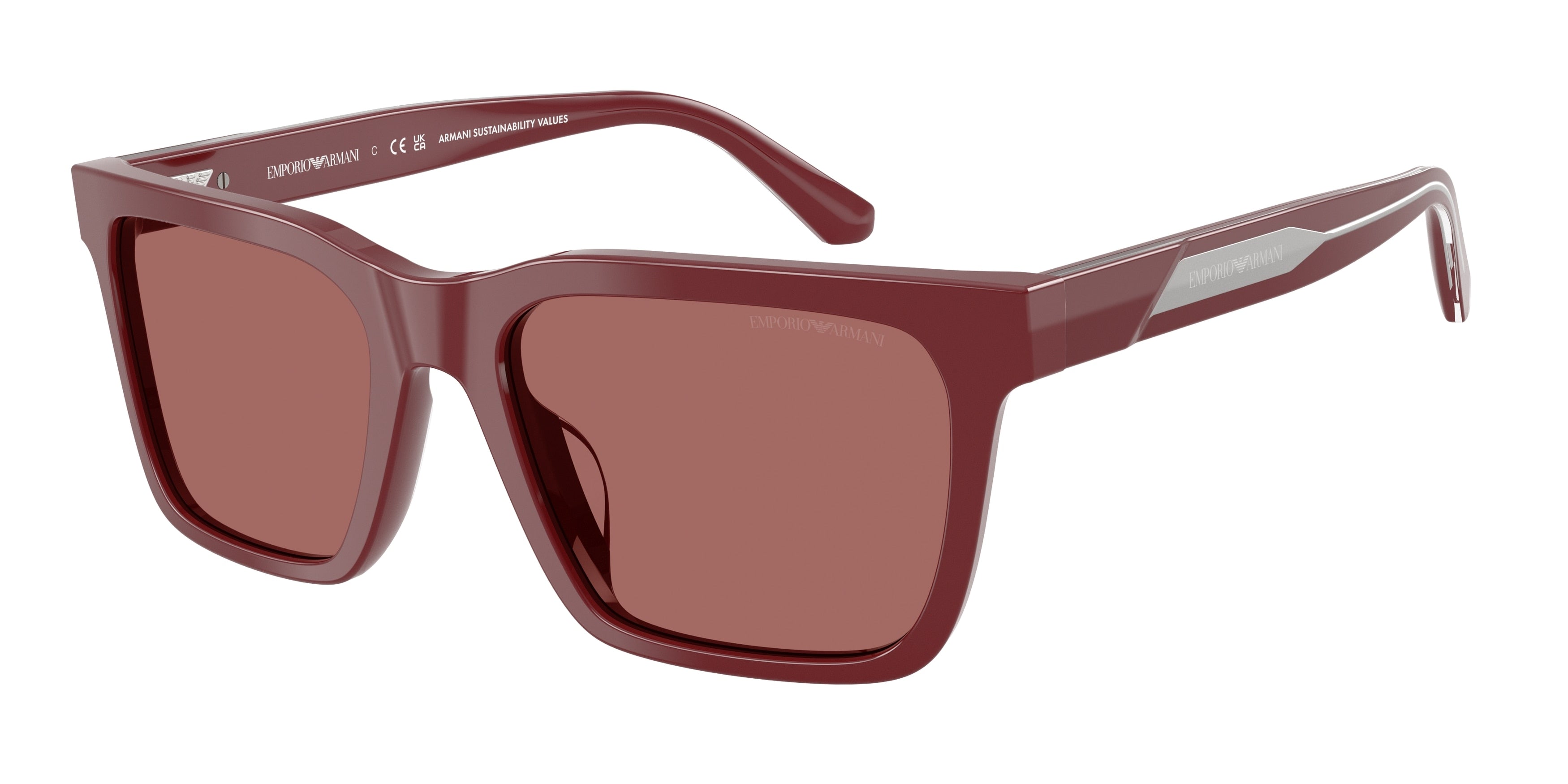 Emporio Armani EA4262U Square Sunglasses for Men — Free Shipping