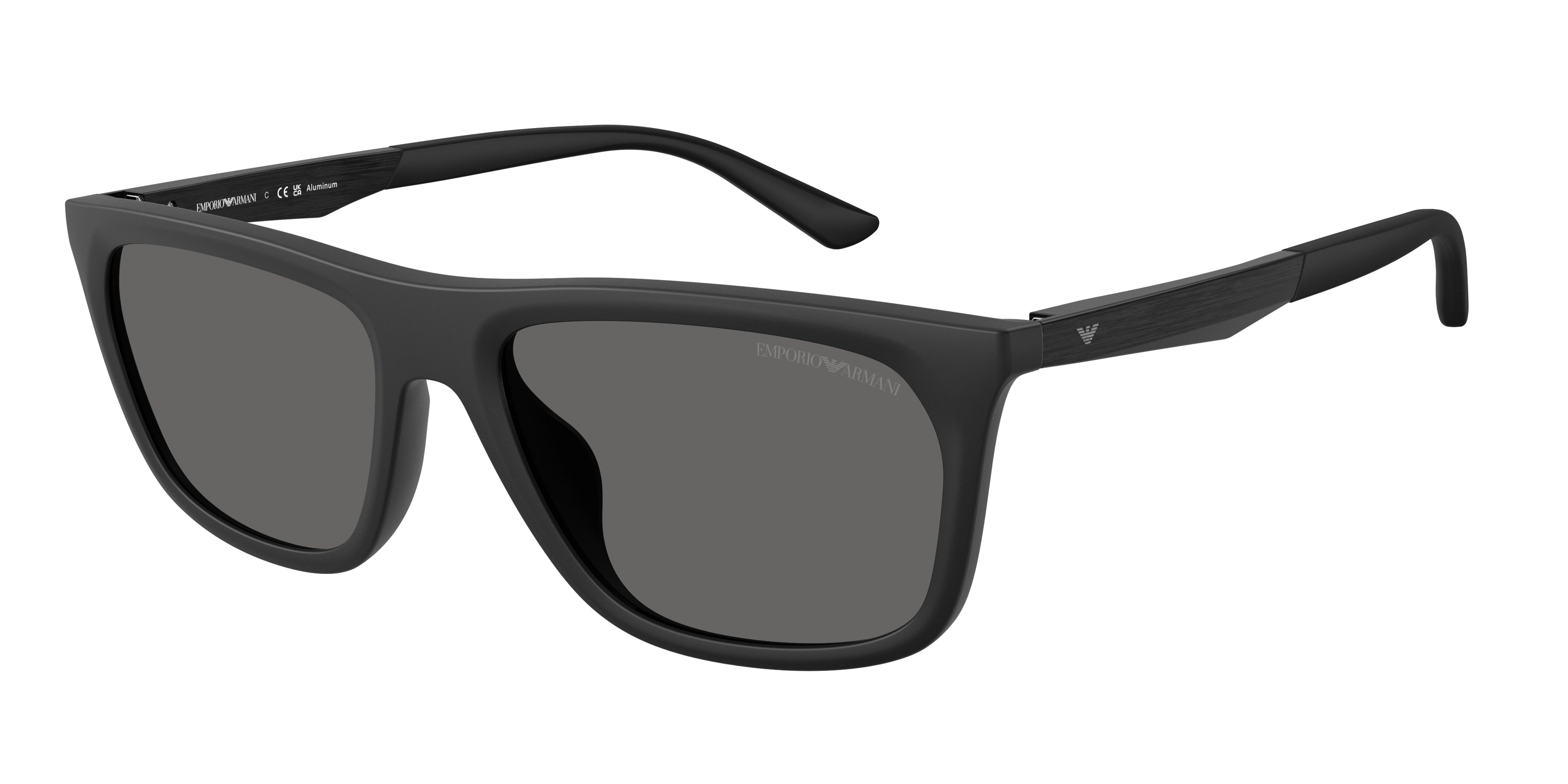 Emporio Armani EA4272U Pillow Sunglasses 500187-Matte Black 57-145-18 - Color Map Black
