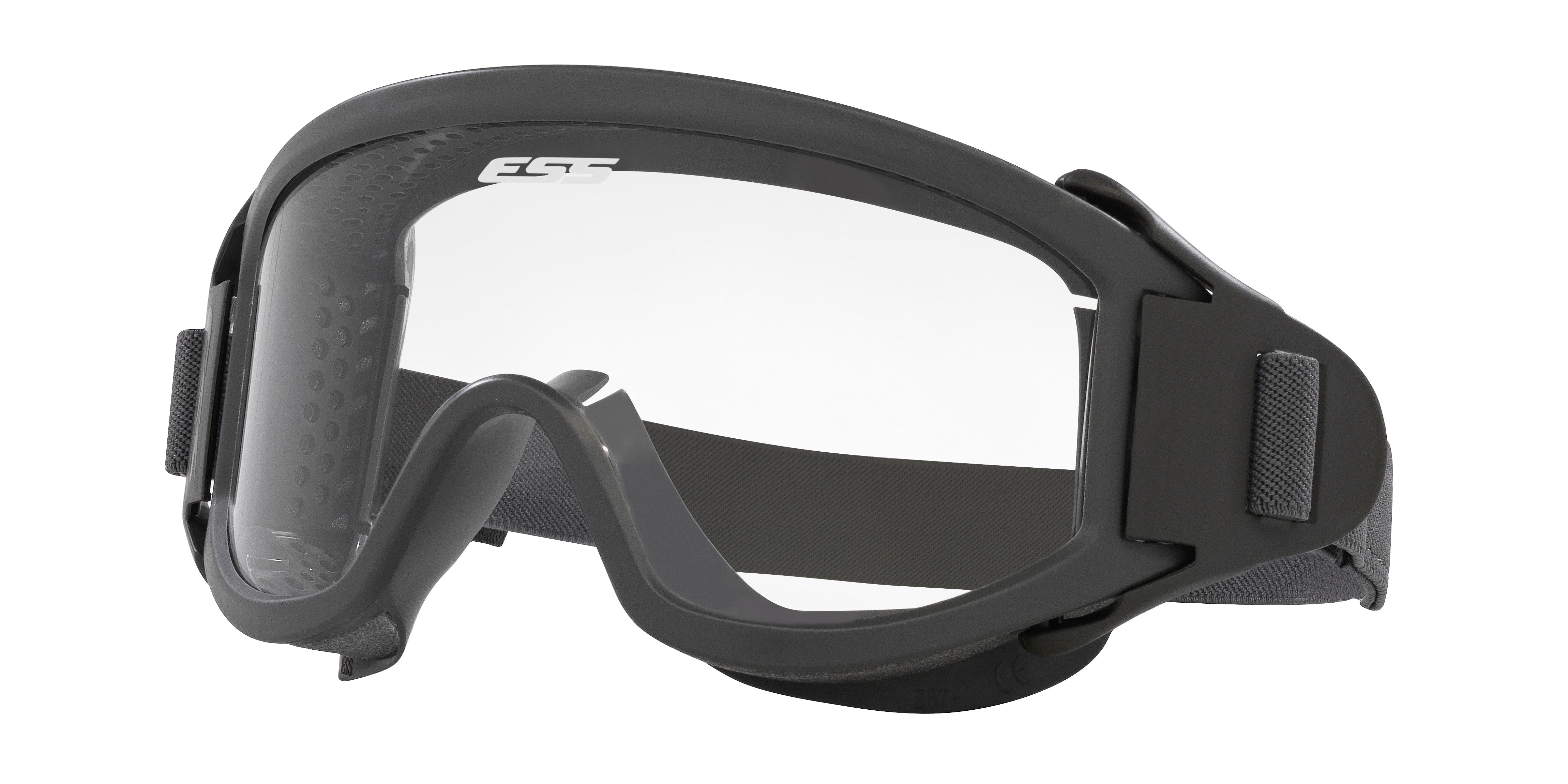ESS STRIKETEAM EE7005 Rectangle Goggles 000003-Black 0-- - Color Map Black