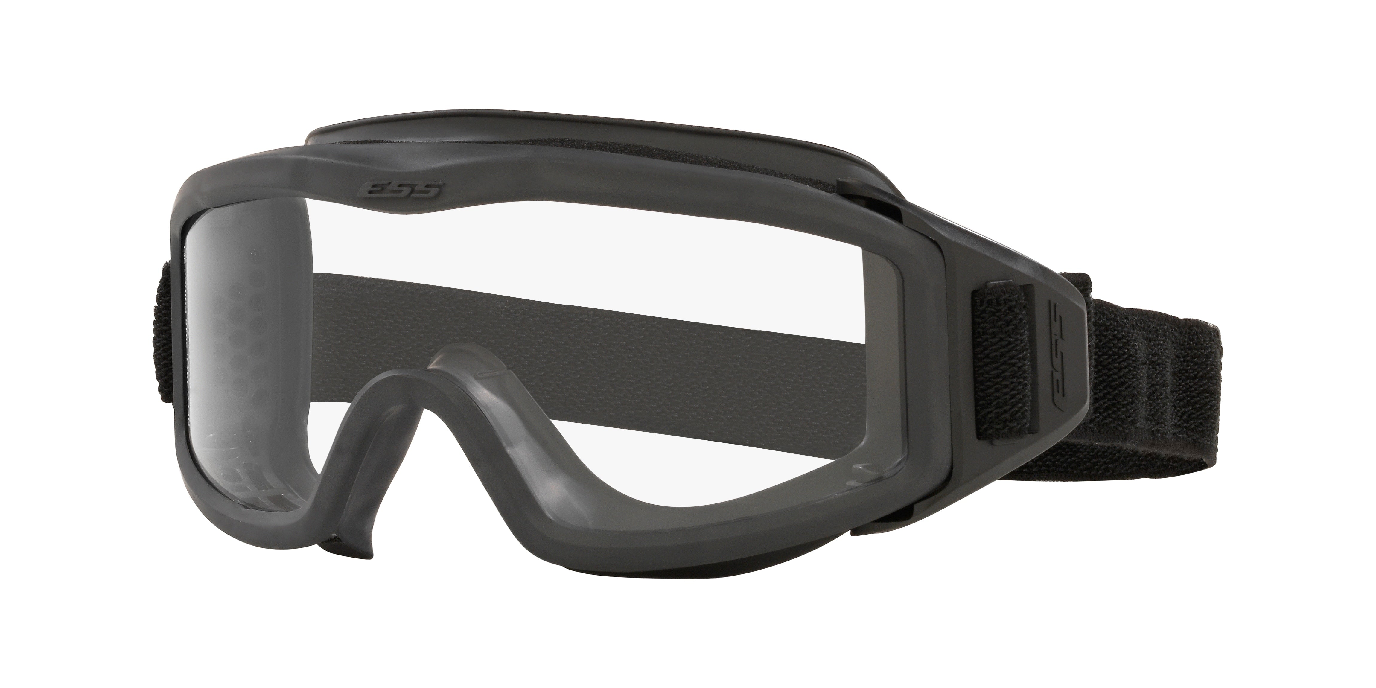 ESS FIRE PRO EE7014 Rectangle Goggles  000001-Carbon 0-- - Color Map Black