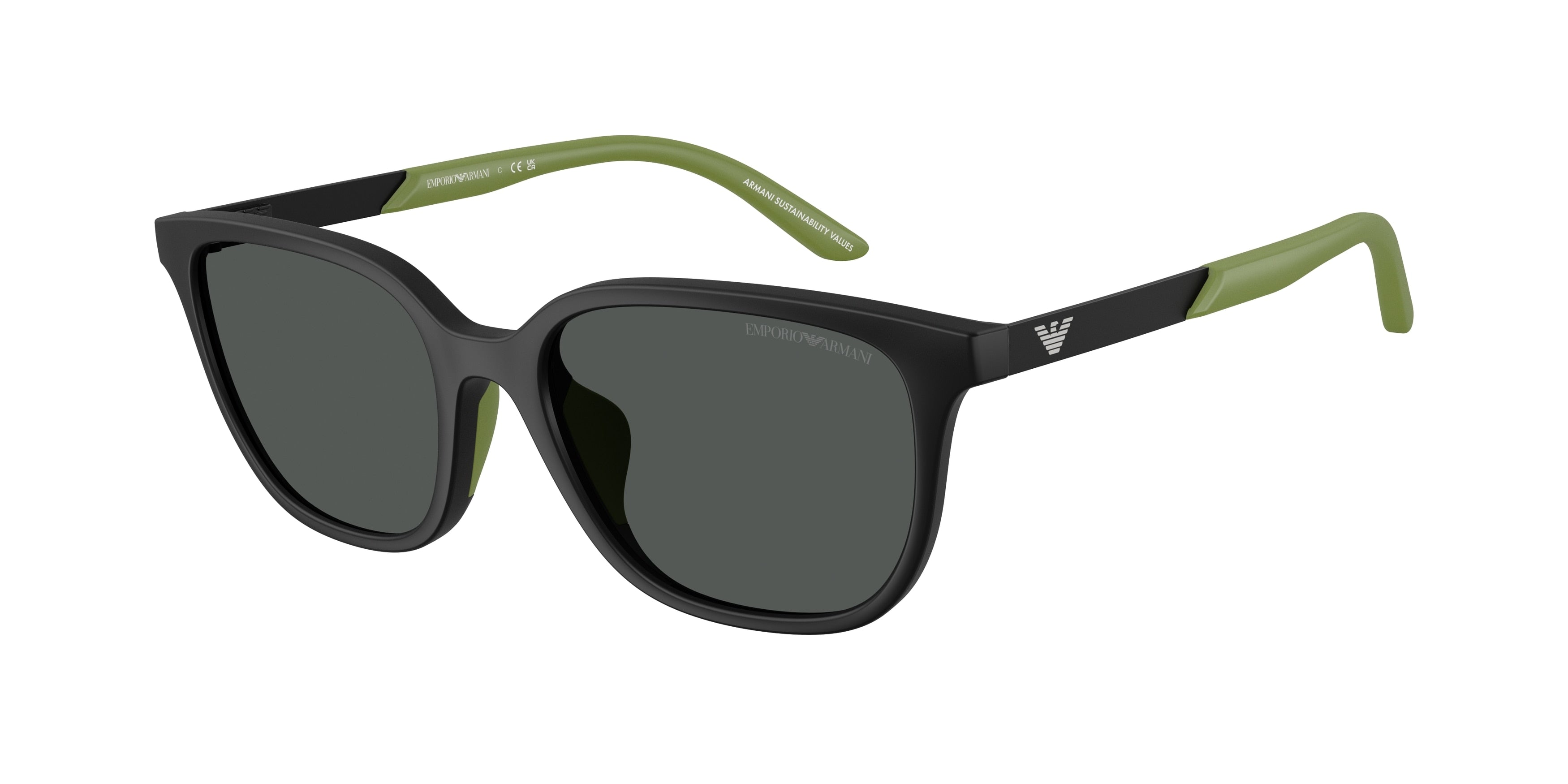 Emporio Armani Kids EK4006U Pillow Sunglasses 500187-Matte Black 49-130-16 - Color Map Black