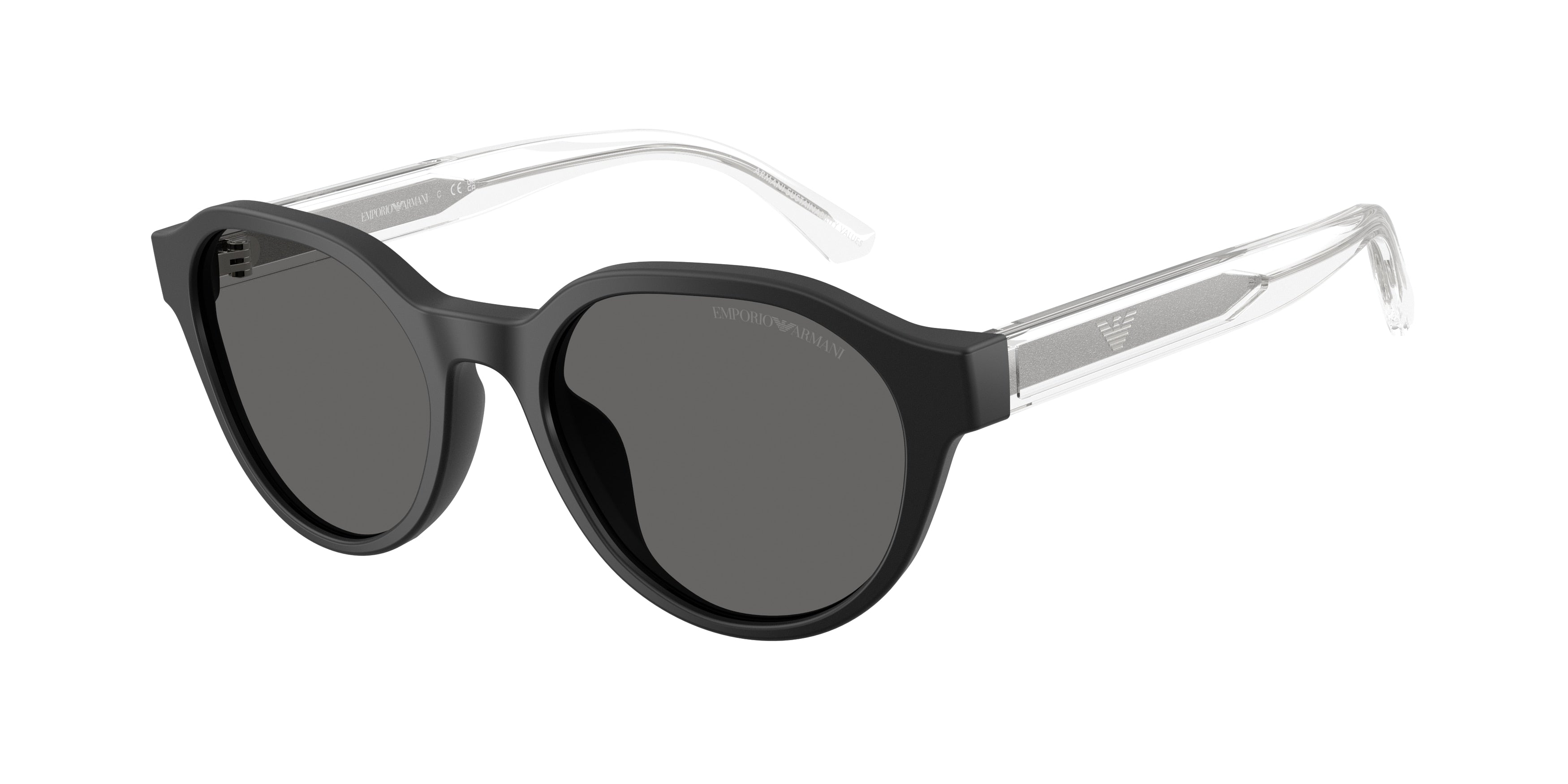 Emporio Armani Kids EK4008U Phantos Sunglasses 500187-Matte Black 48-130-17 - Color Map Black