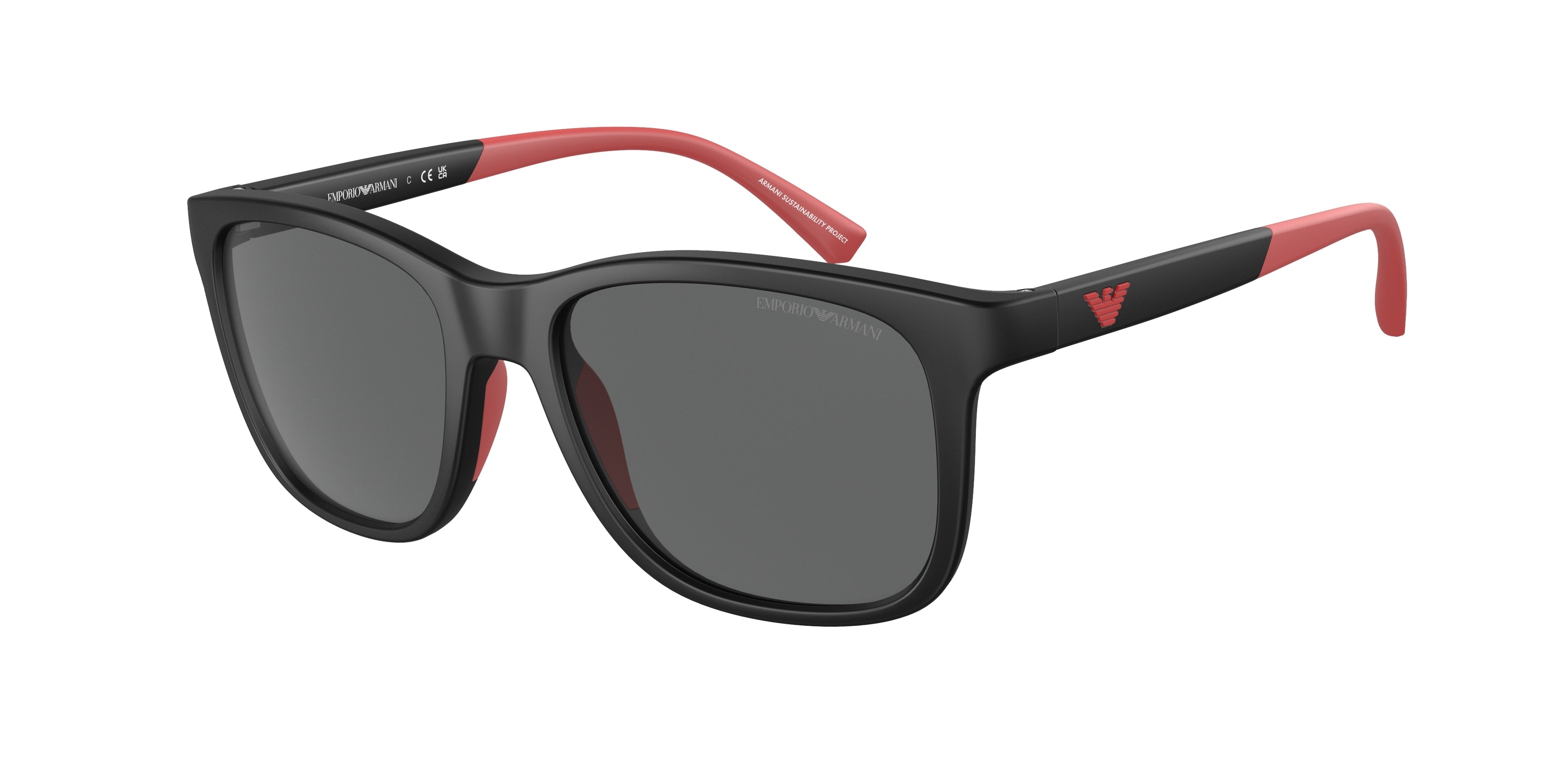 Emporio Armani Kids EK4184 Pillow Sunglasses 500187-Matte Black 49-125-16 - Color Map Black