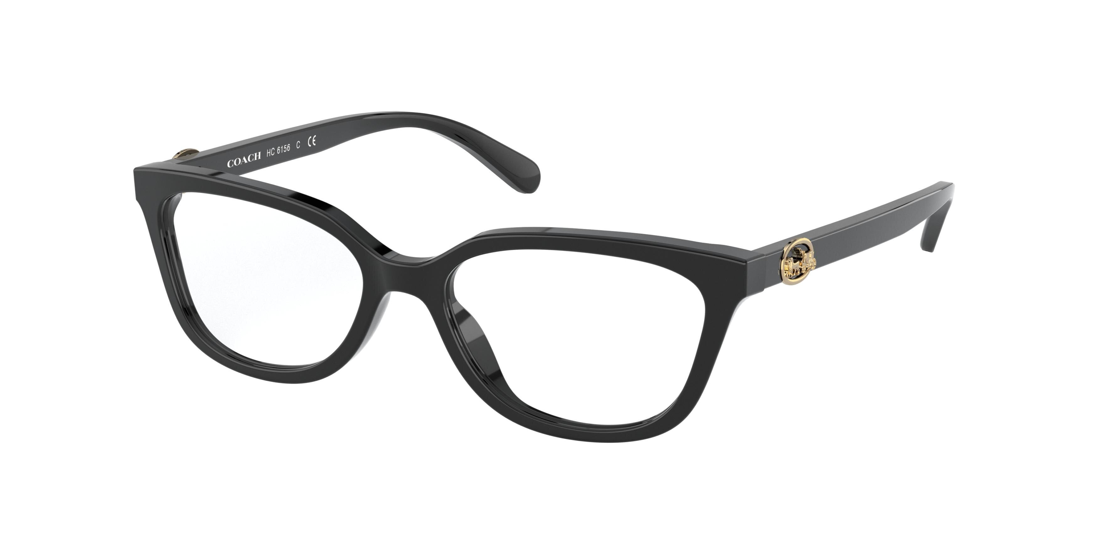 Coach HC6156 Pillow Eyeglasses  5002-Black 51-140-16 - Color Map Black