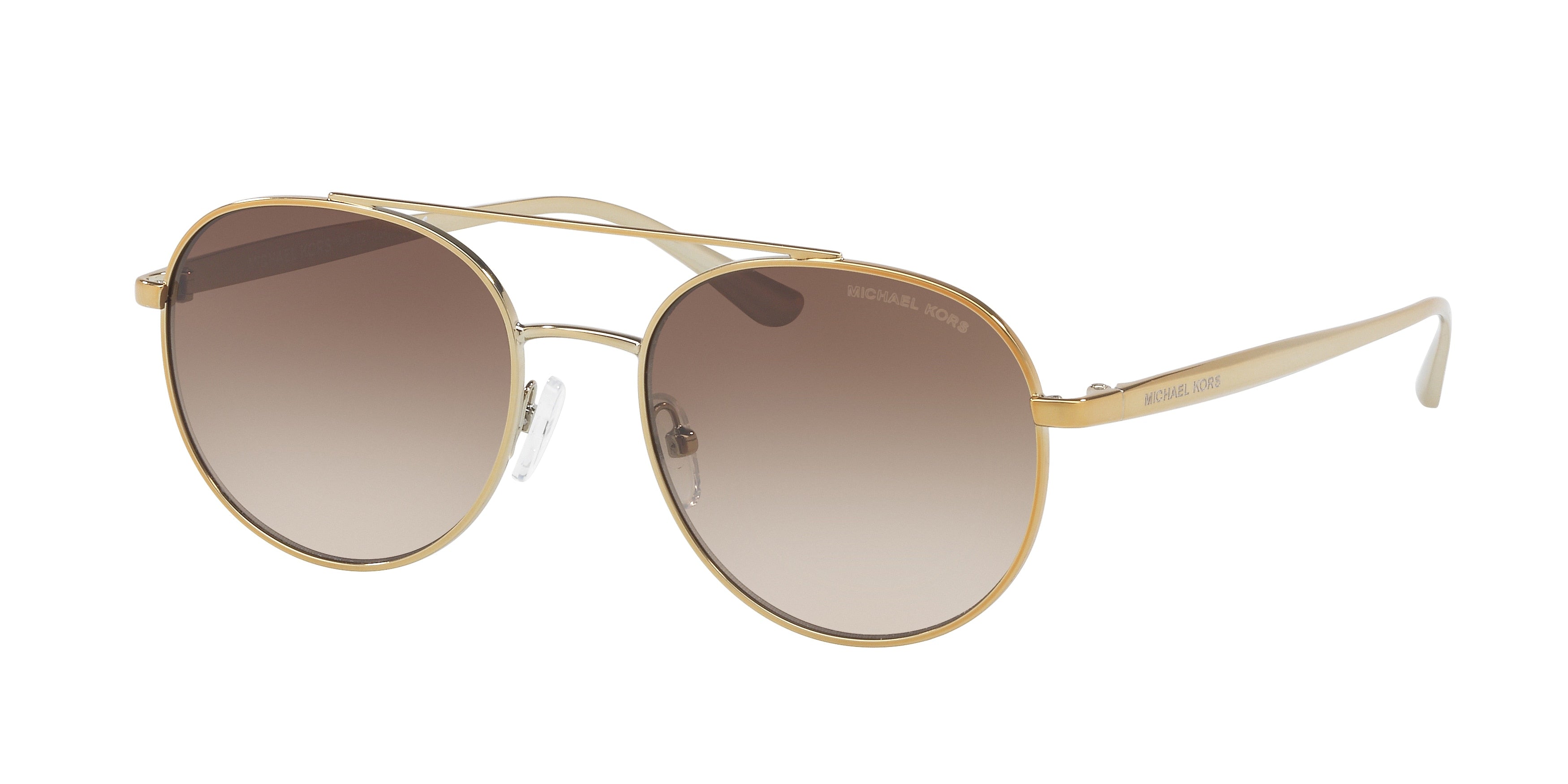Michael Kors LON MK1021 Pilot Sunglasses  116813-Gold-Tone 53-140-18 - Color Map Gold