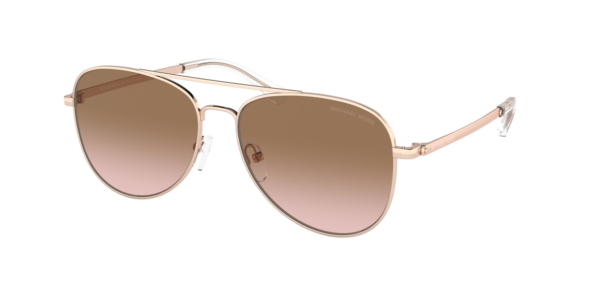 Michael Kors SAN DIEGO MK1045 Pilot Sunglasses 110811-Clear 60-145-15 - Color Map Transparent