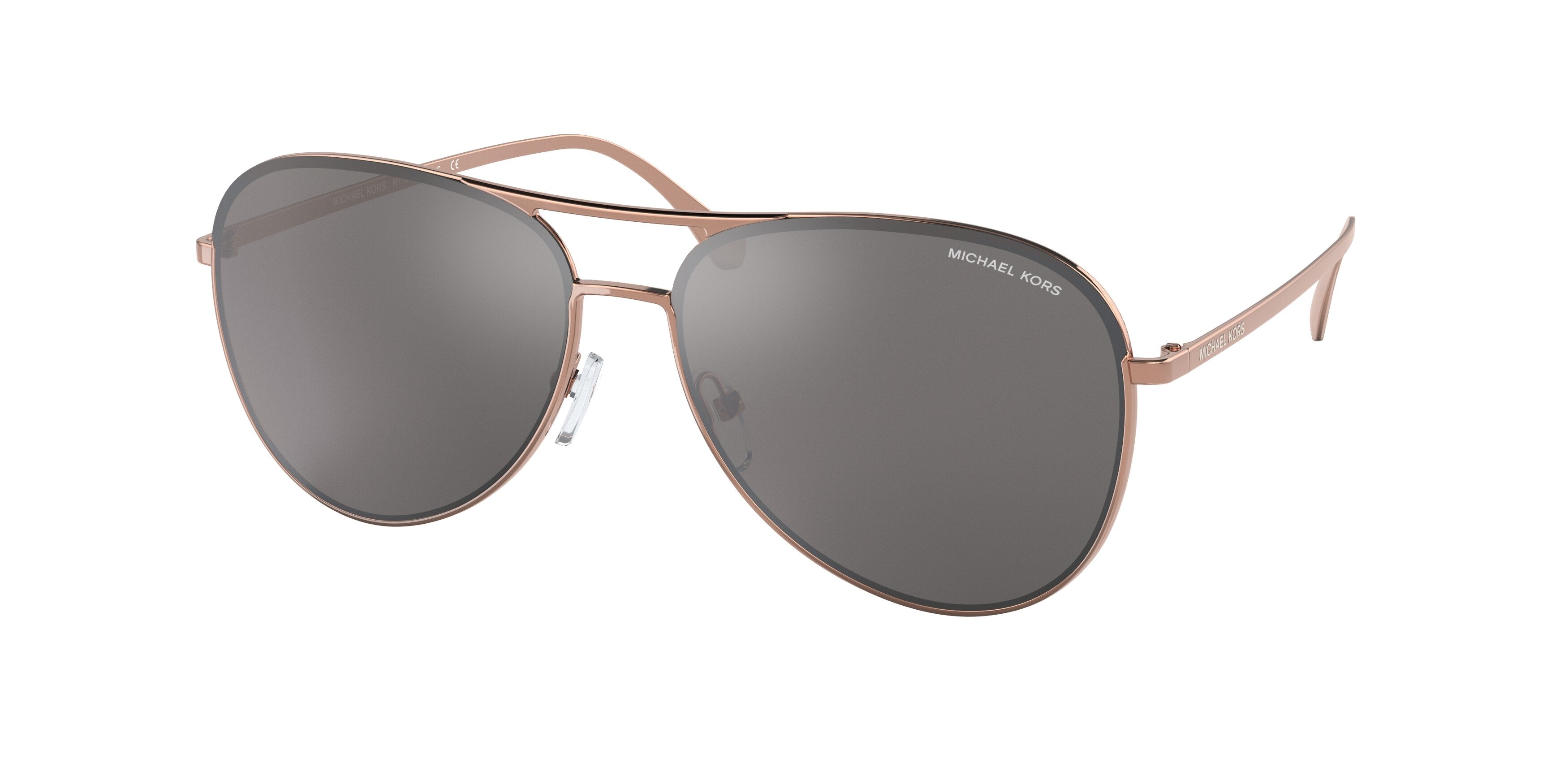 Michael Kors KONA MK1089 Pilot Sunglasses 11086G-Rose Gold 59-140-14 - Color Map Gold