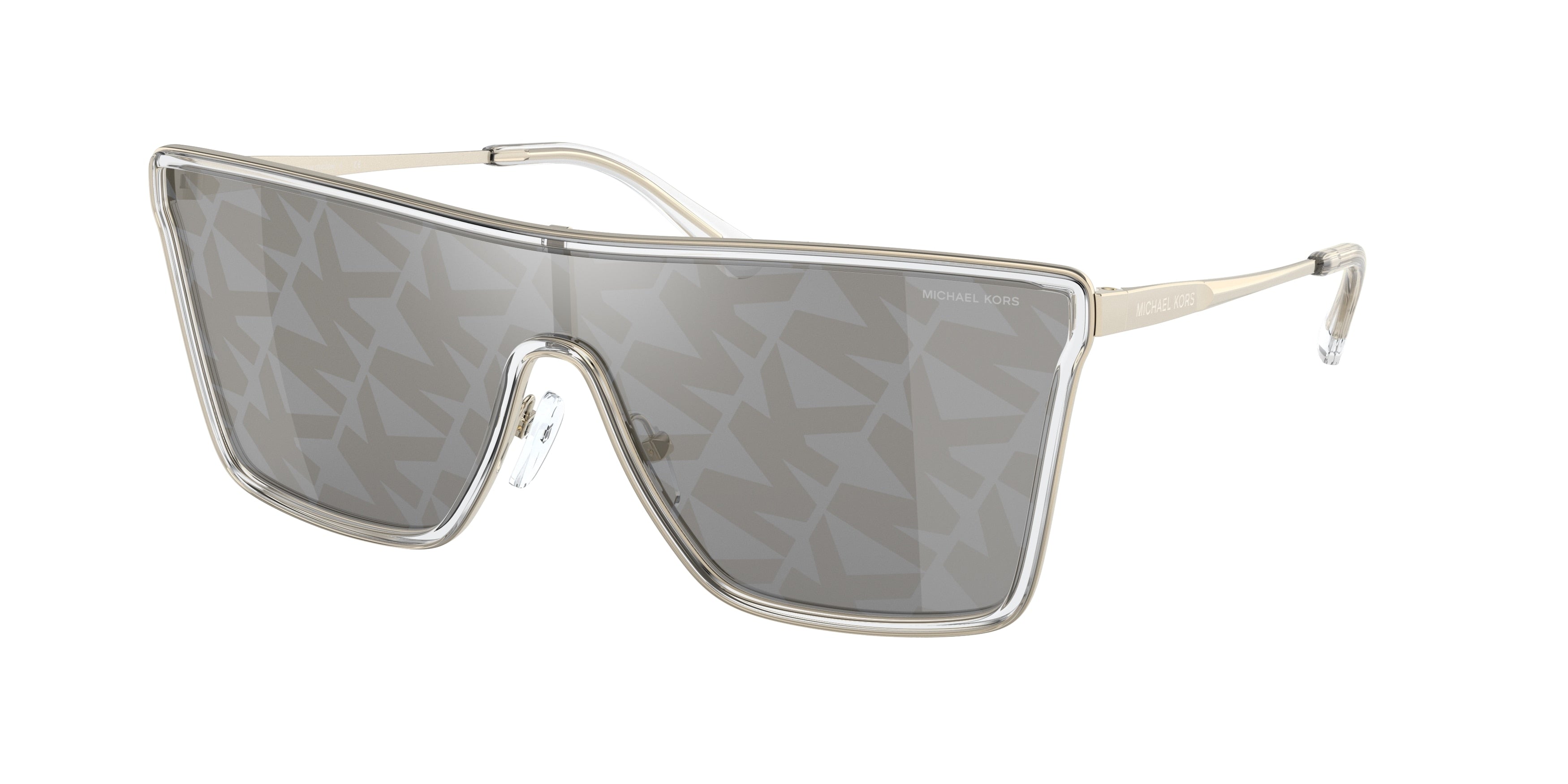 Michael Kors TUCSON MK1116 Irregular Sunglasses 1014E-Light Gold 35-145-135 - Color Map Gold