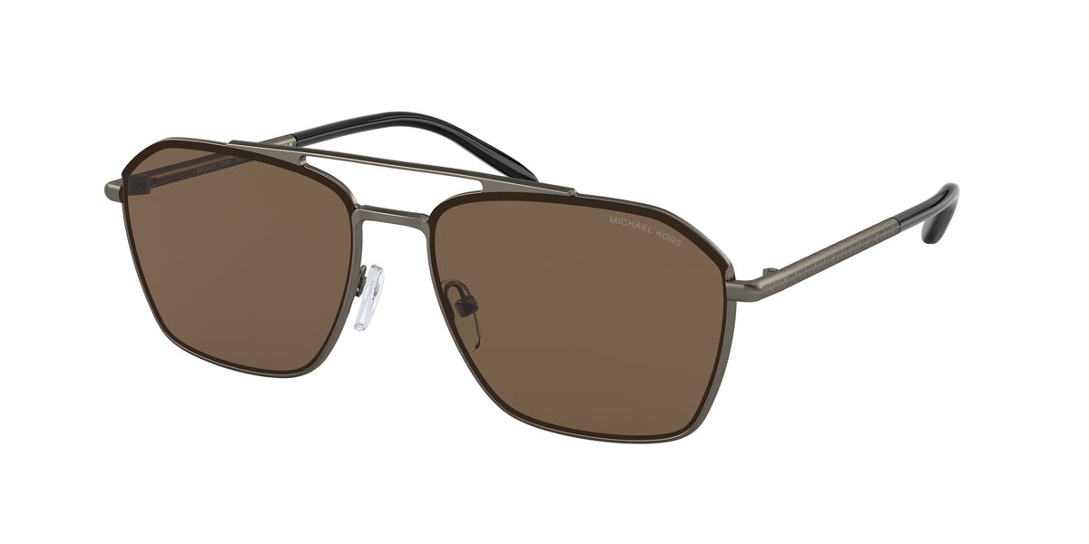 Michael Kors MATTERHORN MK1124 Pilot Sunglasses 100173-Matte Husk 56-145-16 - Color Map Grey