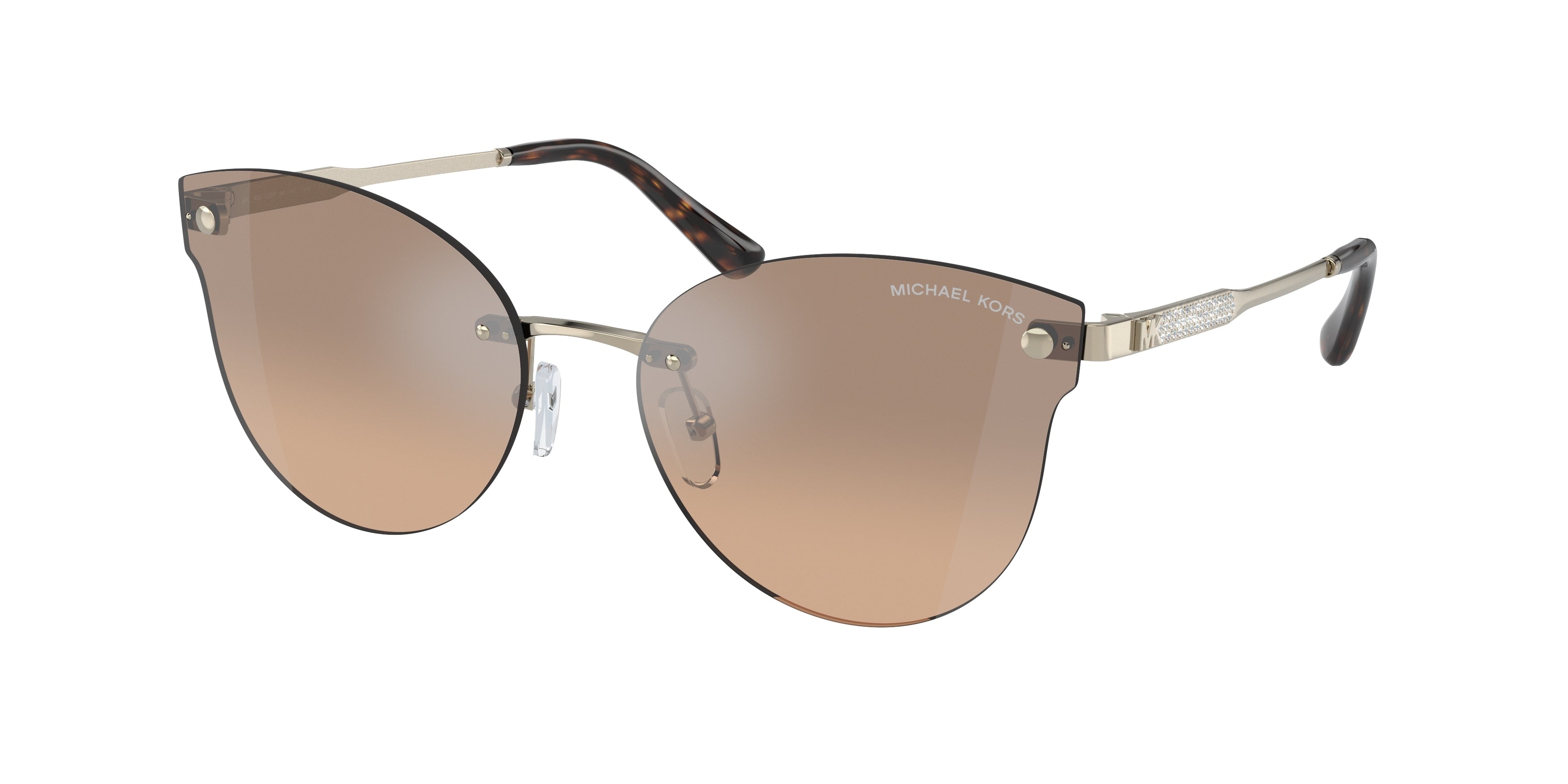 Michael Kors ASTORIA MK1130B Butterfly Sunglasses 10143D-Light Gold 59-140-17 - Color Map Gold