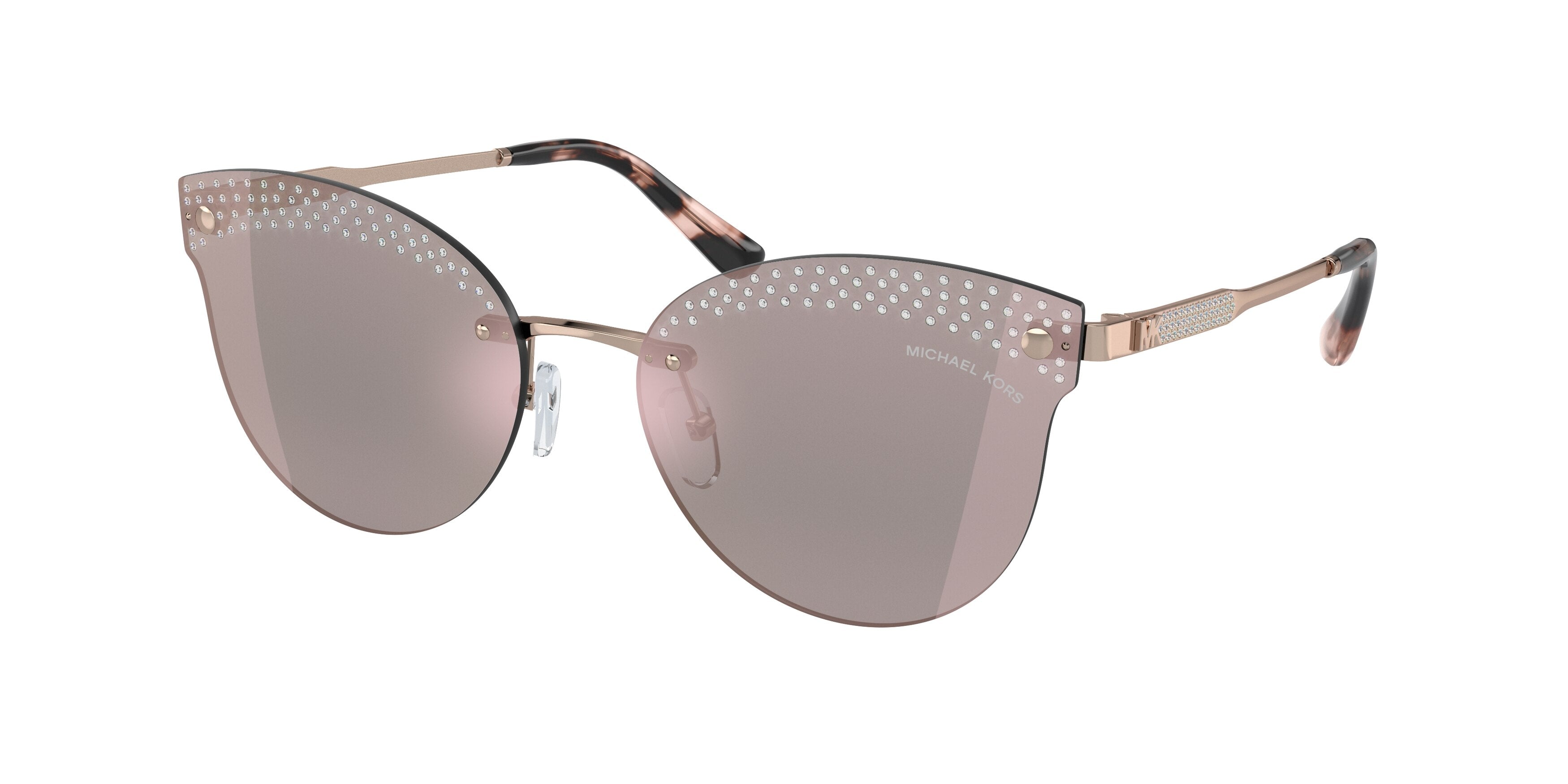 Michael Kors ASTORIA MK1130B Butterfly Sunglasses 11084Z-Rose Gold 59-140-17 - Color Map Gold