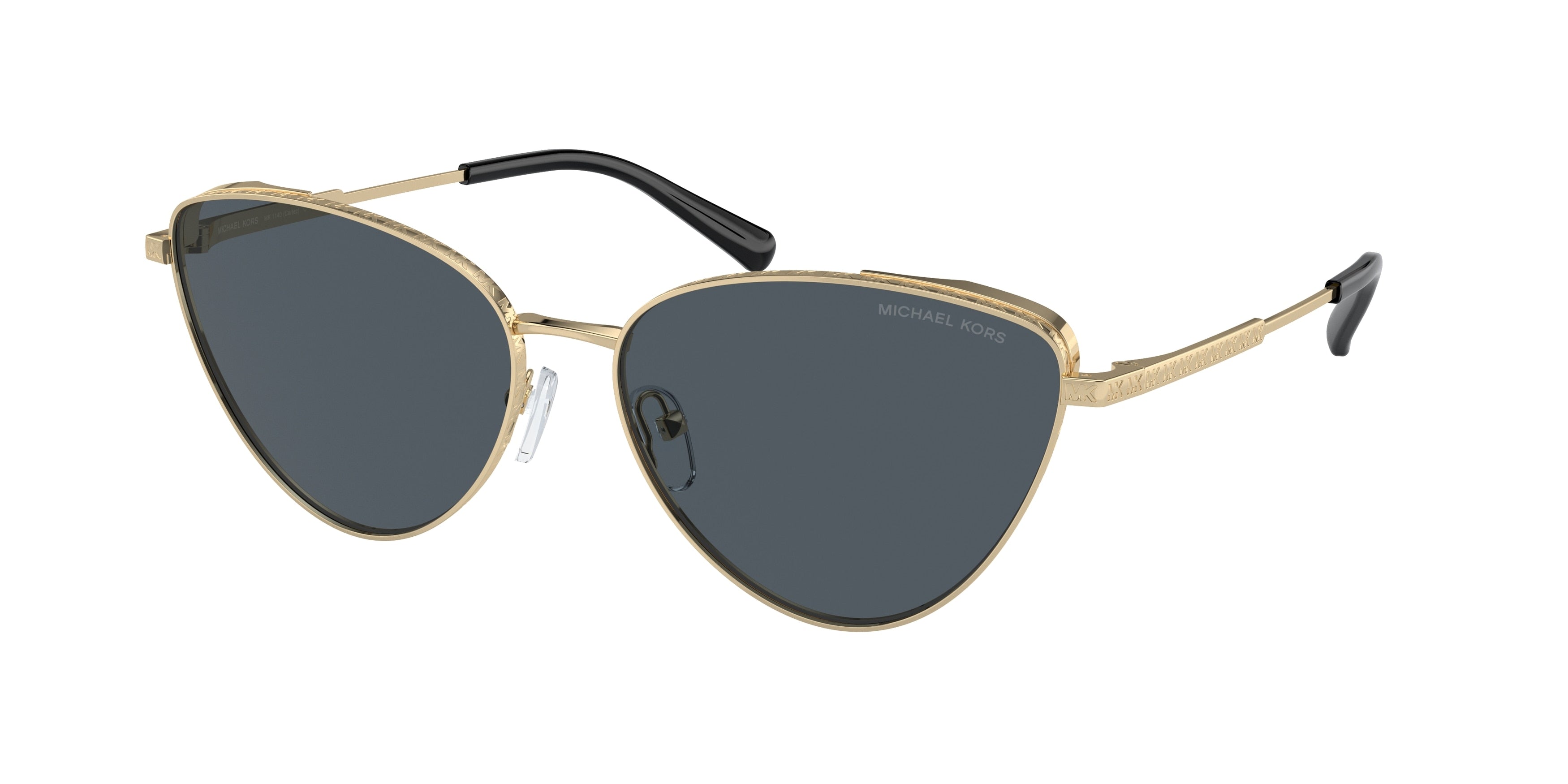 Michael Kors CORTEZ MK1140 Cat Eye Sunglasses 10146G-Light Gold 59-145-15 - Color Map Gold