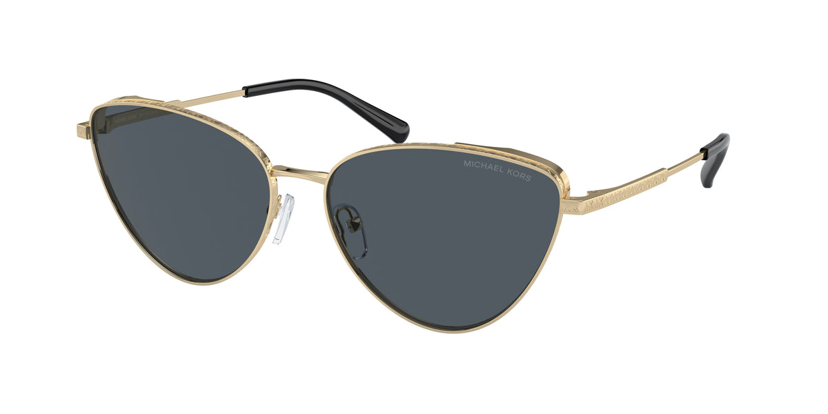 Michael Kors CORTEZ MK1140 Cat Eye Sunglasses 10146G-Light Gold 59-145-15 - Color Map Gold