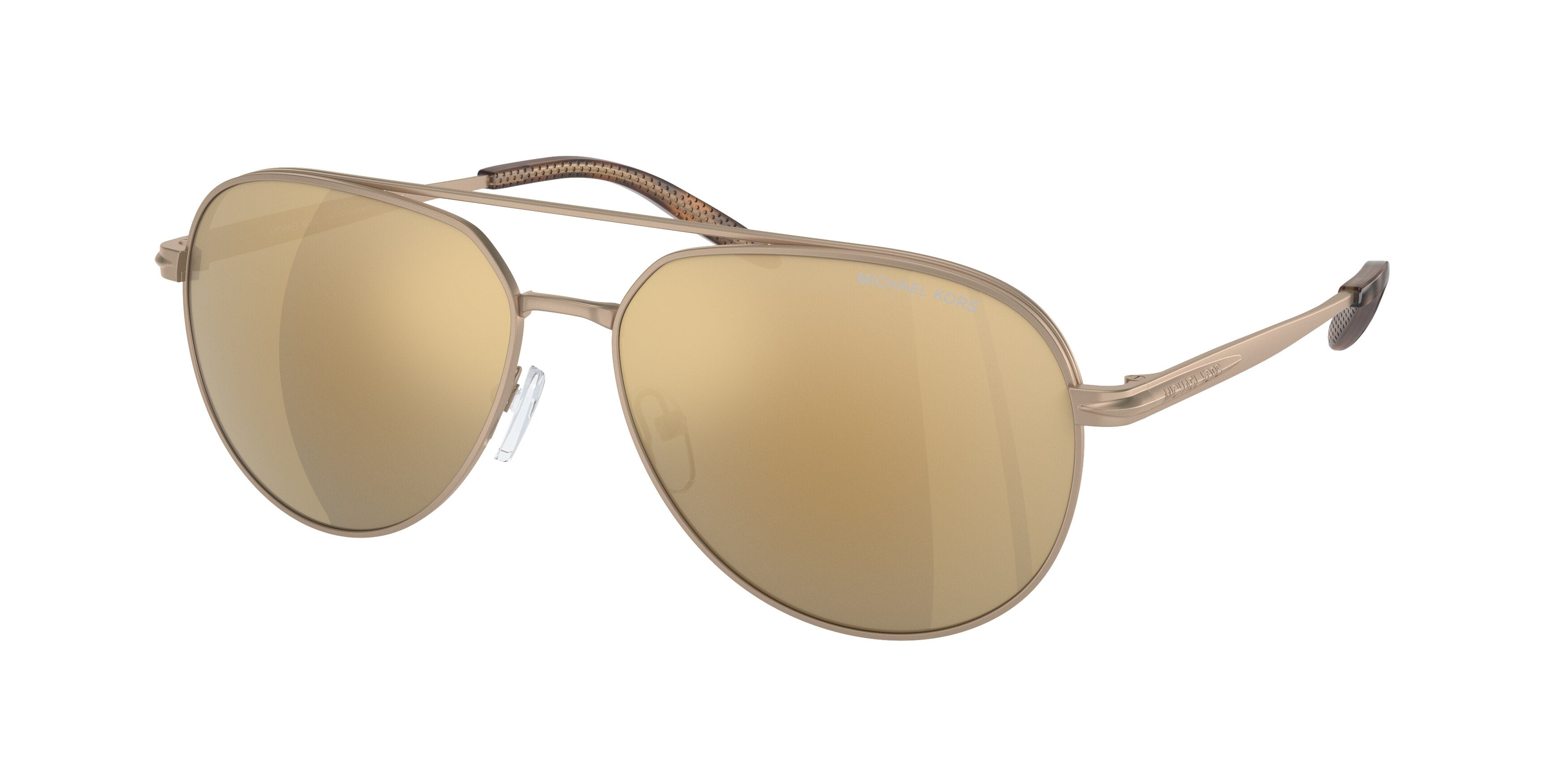 Michael Kors HIGHLANDS MK1142 Pilot Sunglasses 18927P-Sand 60-145-15 - Color Map Brown