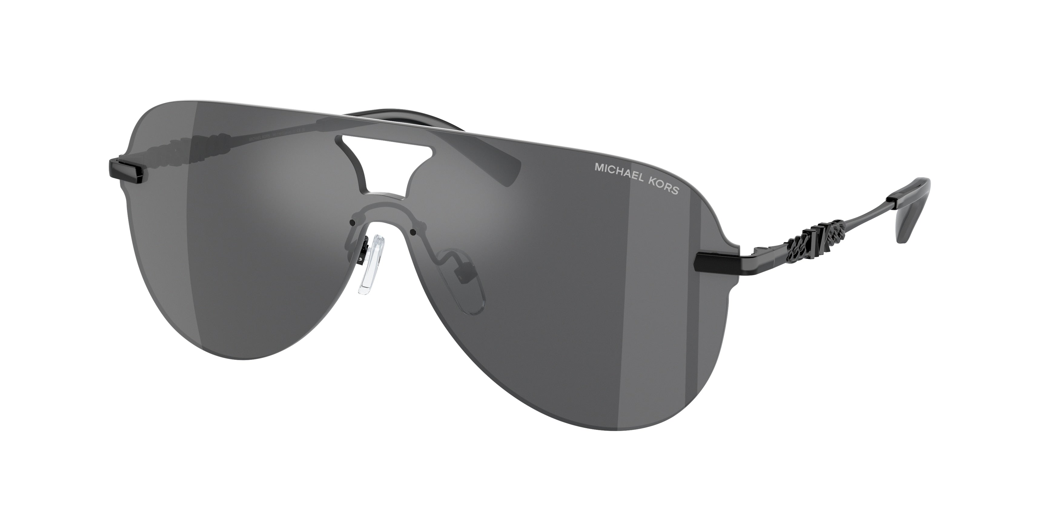 Michael Kors CYPRUS MK1149 Pilot Sunglasses 10056G-Grey Mirror Solid 37-140-137 - Color Map Grey