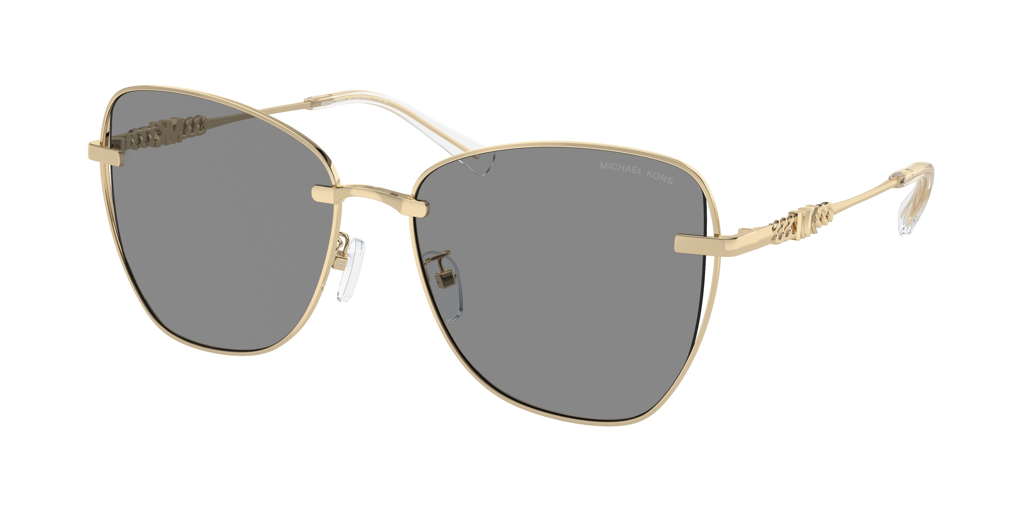Michael Kors BEIJING MK1158D Butterfly Sunglasses 10143F-Shiny Light Gold 59-145-17 - Color Map Gold