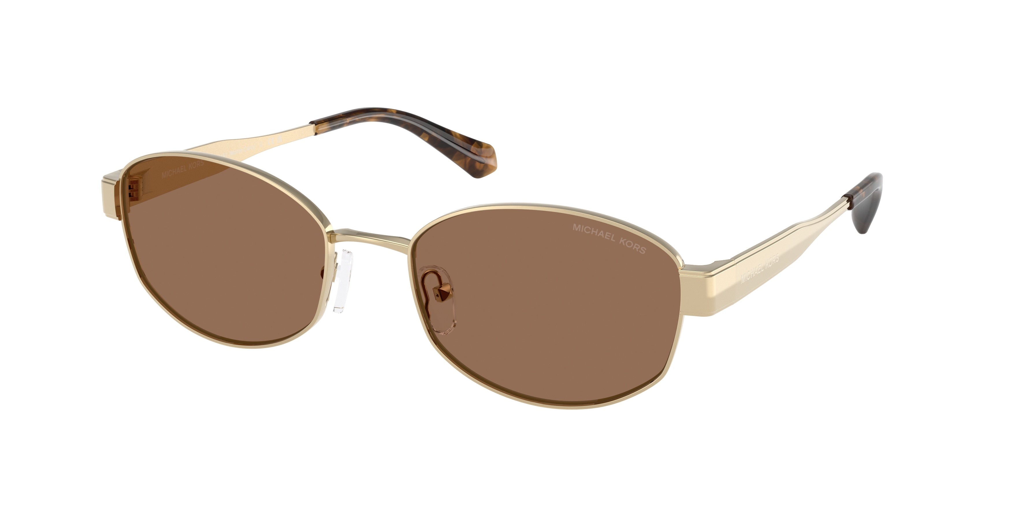 Michael Kors MONTE CARLO MK1161 Oval Sunglasses 101473-Light Gold 56-140-19 - Color Map Gold