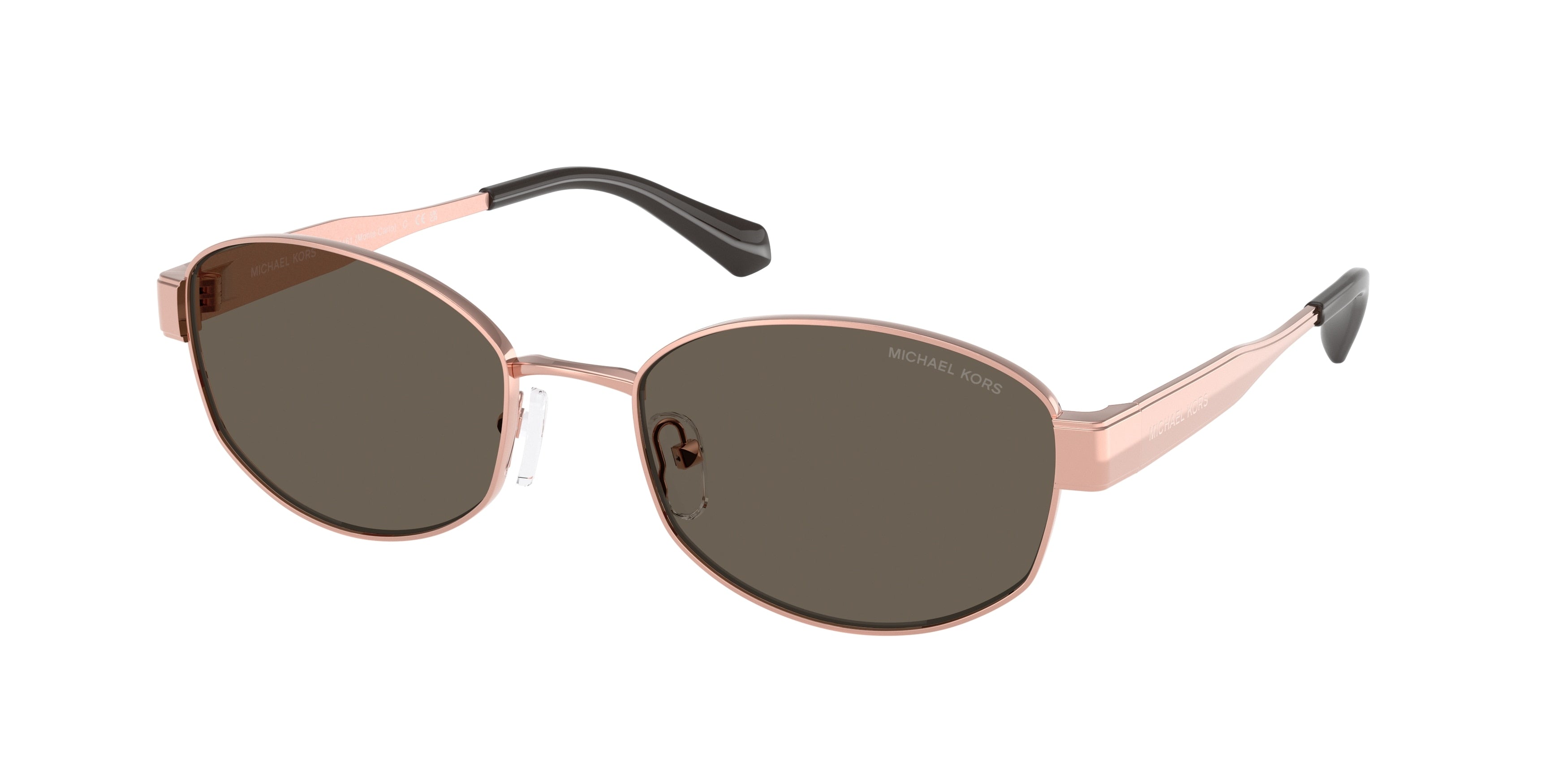Michael Kors MONTE CARLO MK1161 Oval Sunglasses 1108/3-Rose Gold 56-140-19 - Color Map Gold