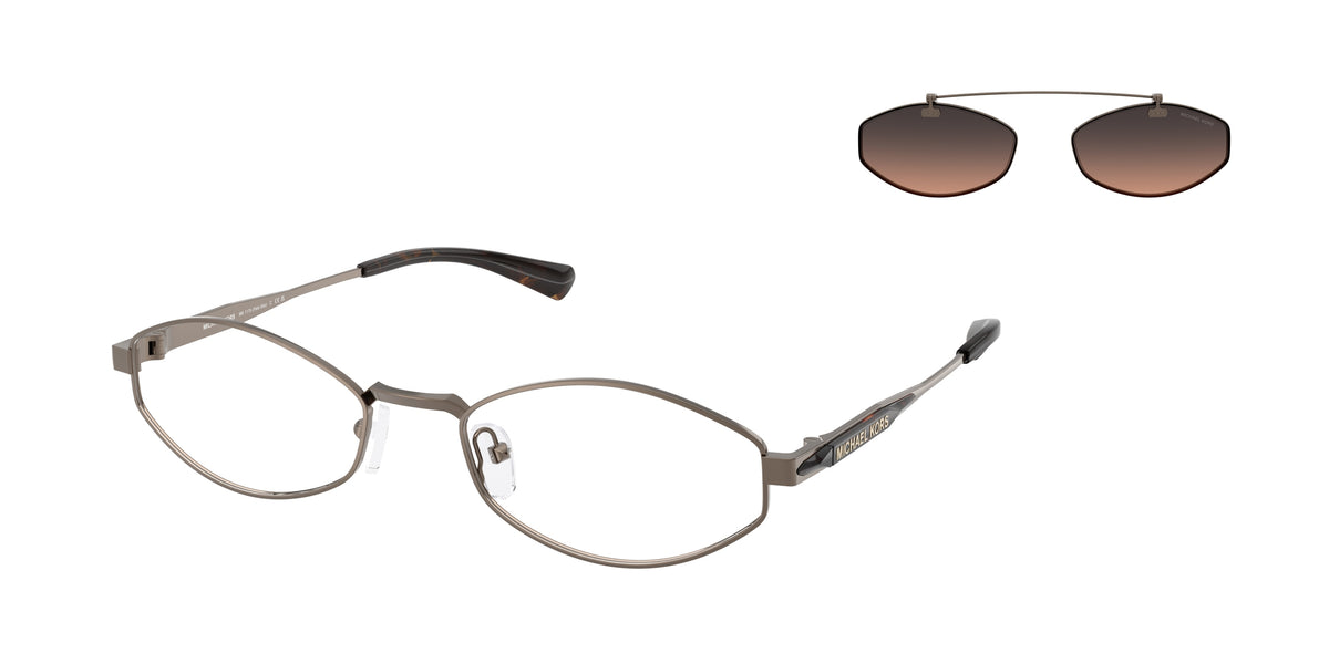 Michael Kors MK1175 Oval Sunglasses for Men — Free Shipping - 56-145-20 / 19070L-Matte Husk