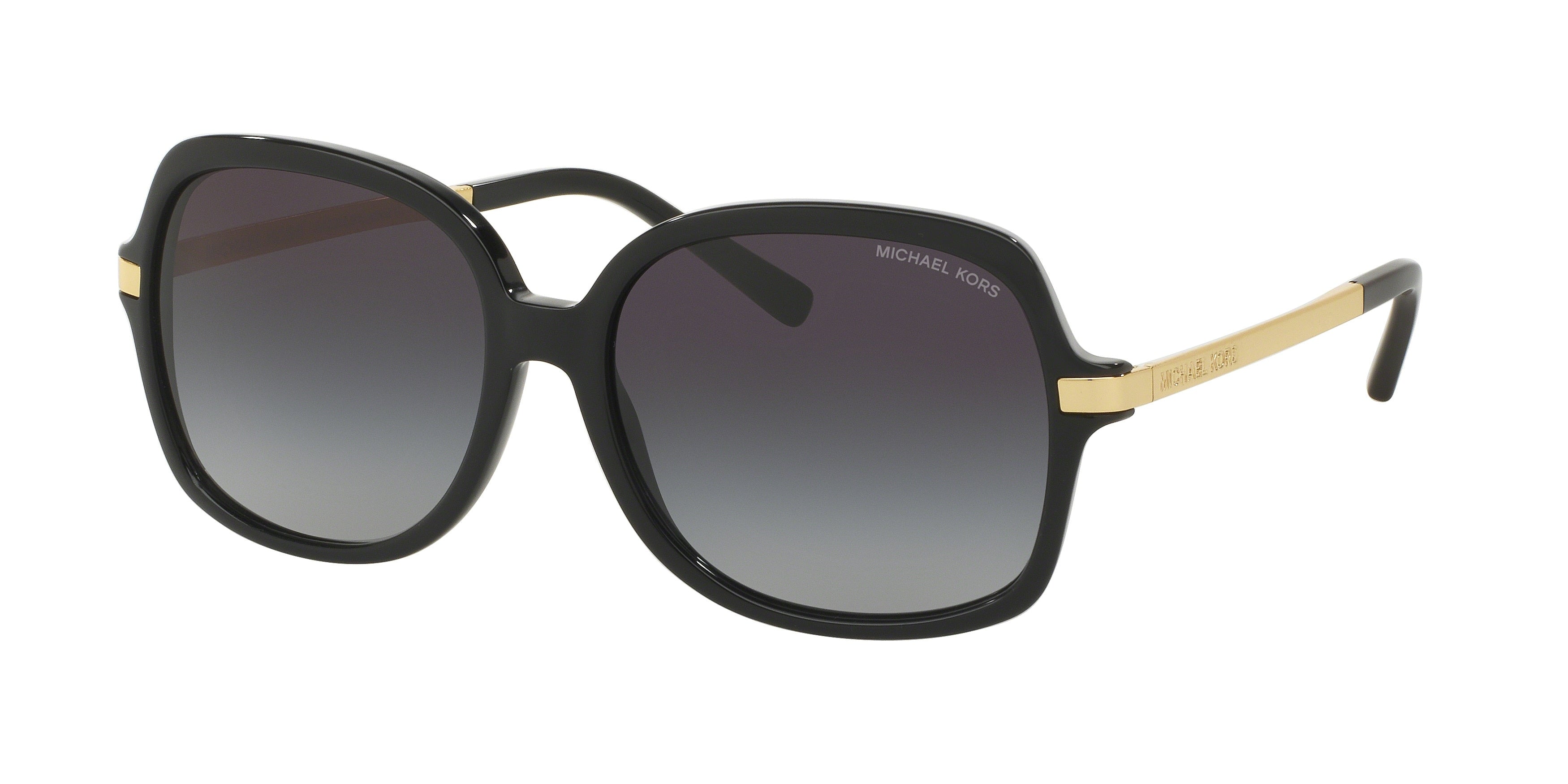 Michael Kors ADRIANNA II MK2024 Square Sunglasses 316011-Black 57-135-16 - Color Map Black