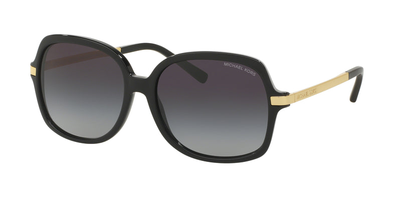 Michael Kors ADRIANNA II MK2024 Square Sunglasses 316011-Black 57-135-16 - Color Map Black
